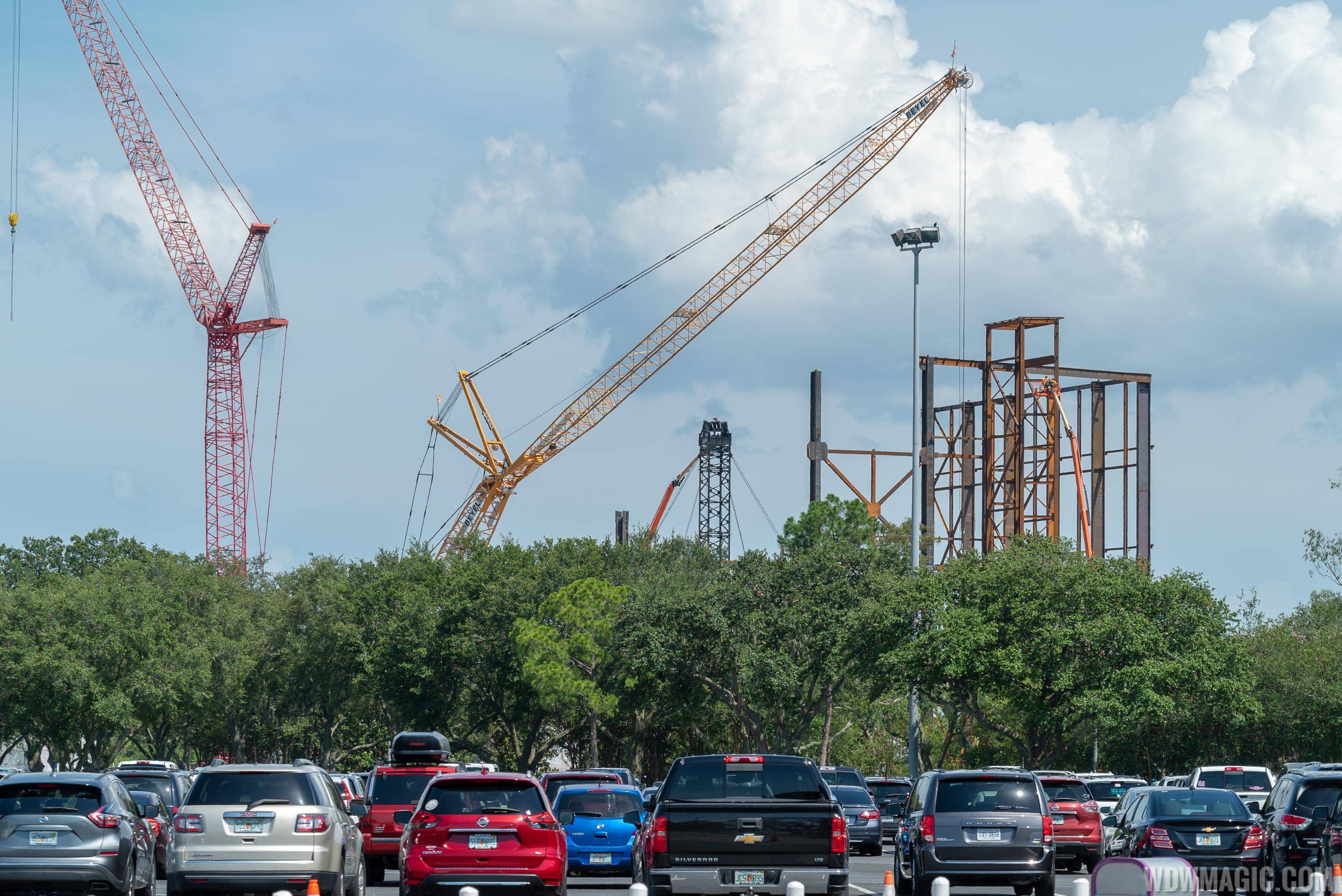 Guardians of the Galaxy coaster construction - June 2018