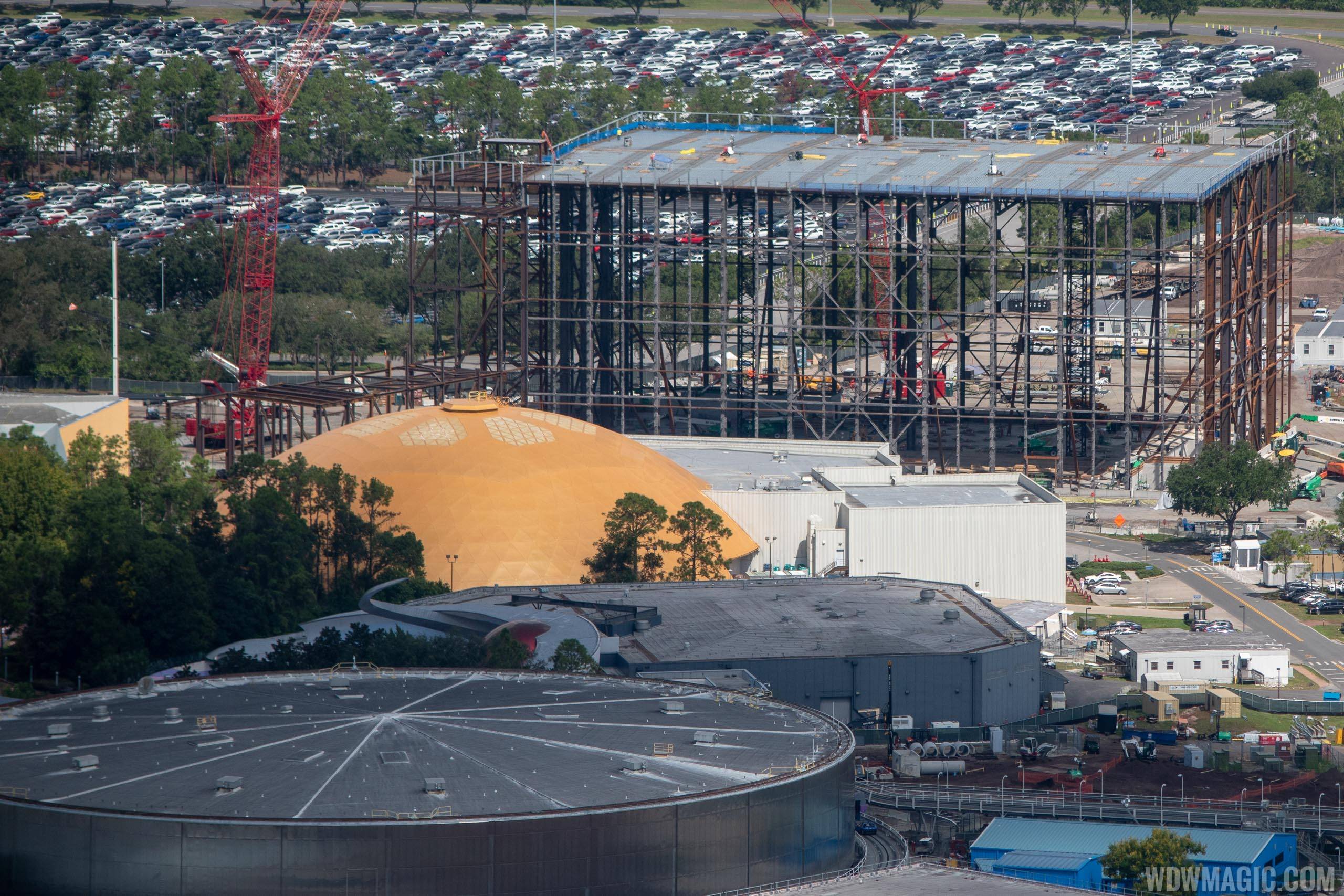 Guardians of the Galaxy construction aerial views - September 2018