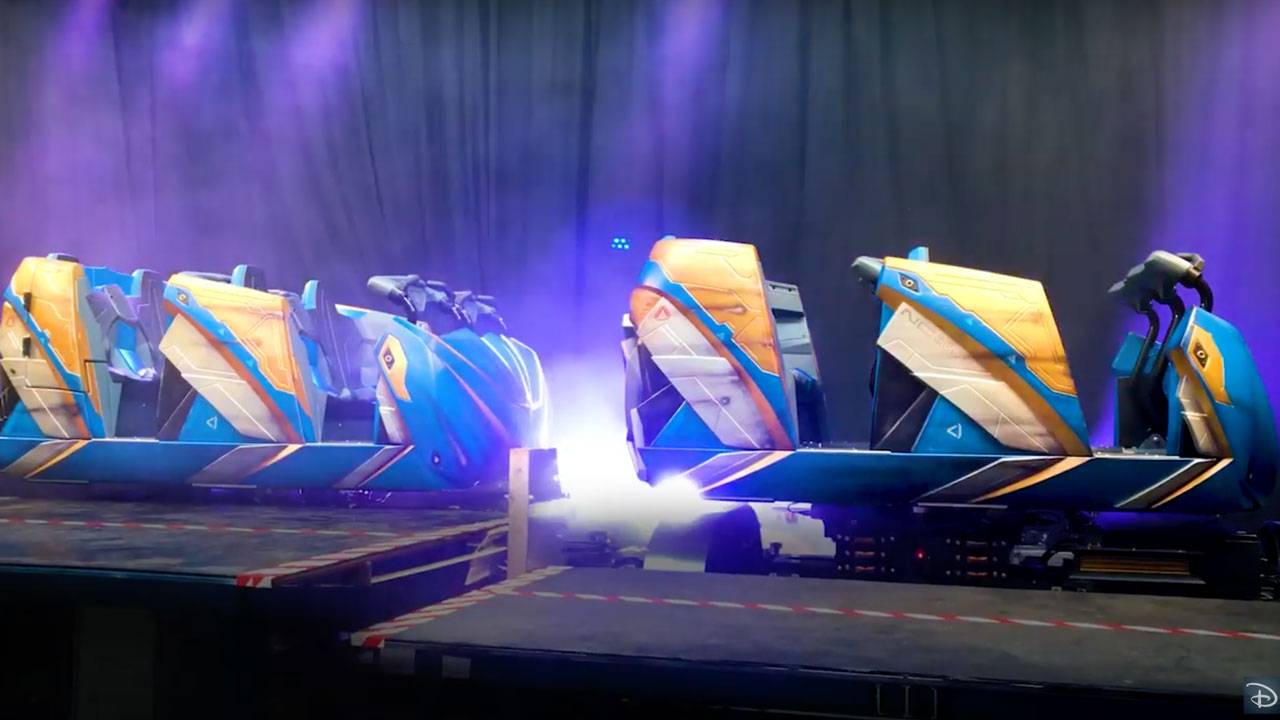 Guardians of the Galaxy's Cosmic Rewind ride vehicle