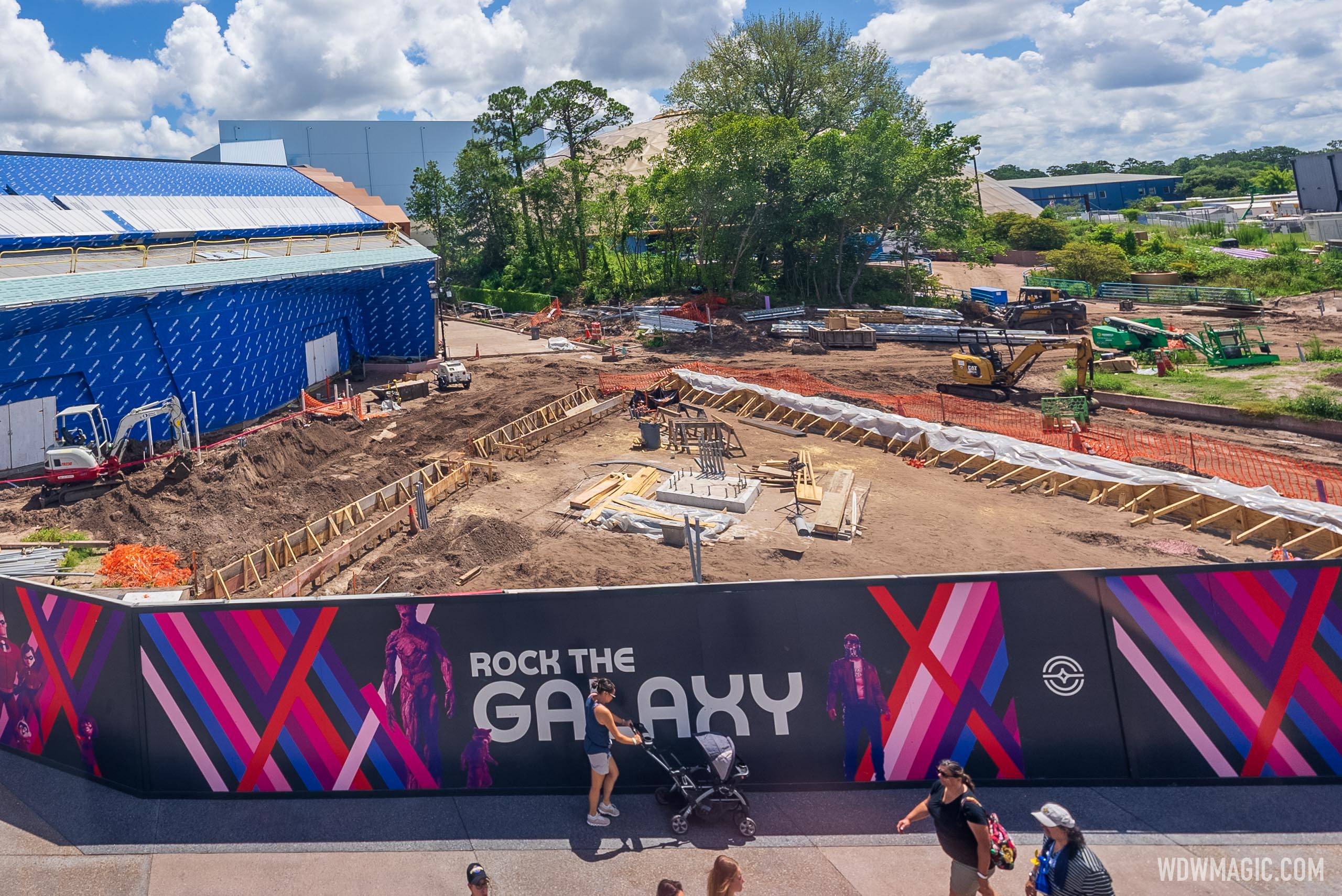 Guardians of the Galaxy construction - July 18 2021