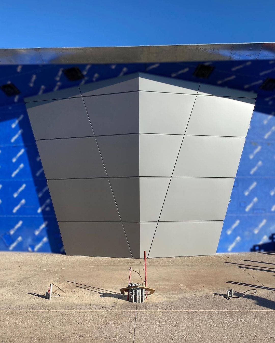 Disney Imagineer shares first look at the exterior metal panels that will form the entrance to Guardians of the Galaxy Cosmic Rewind at EPCOT