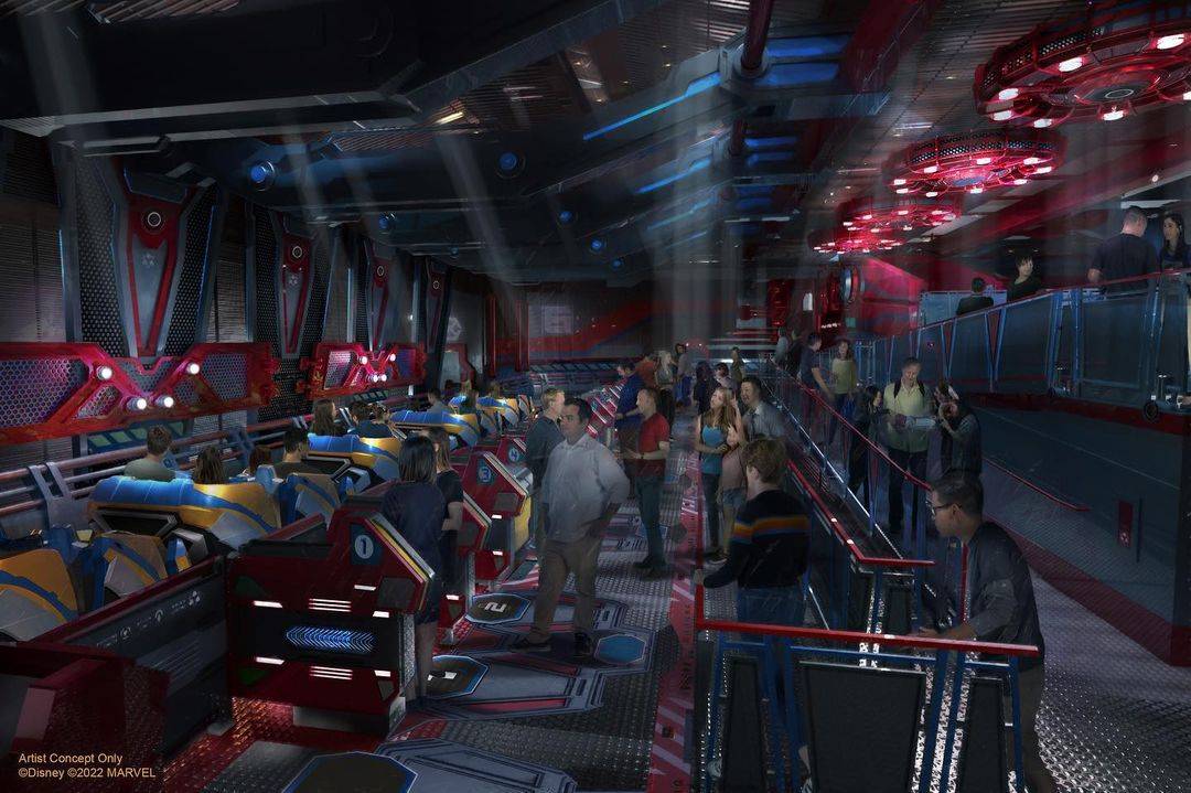 Guardians of the Galaxy Cosmic Rewind load area