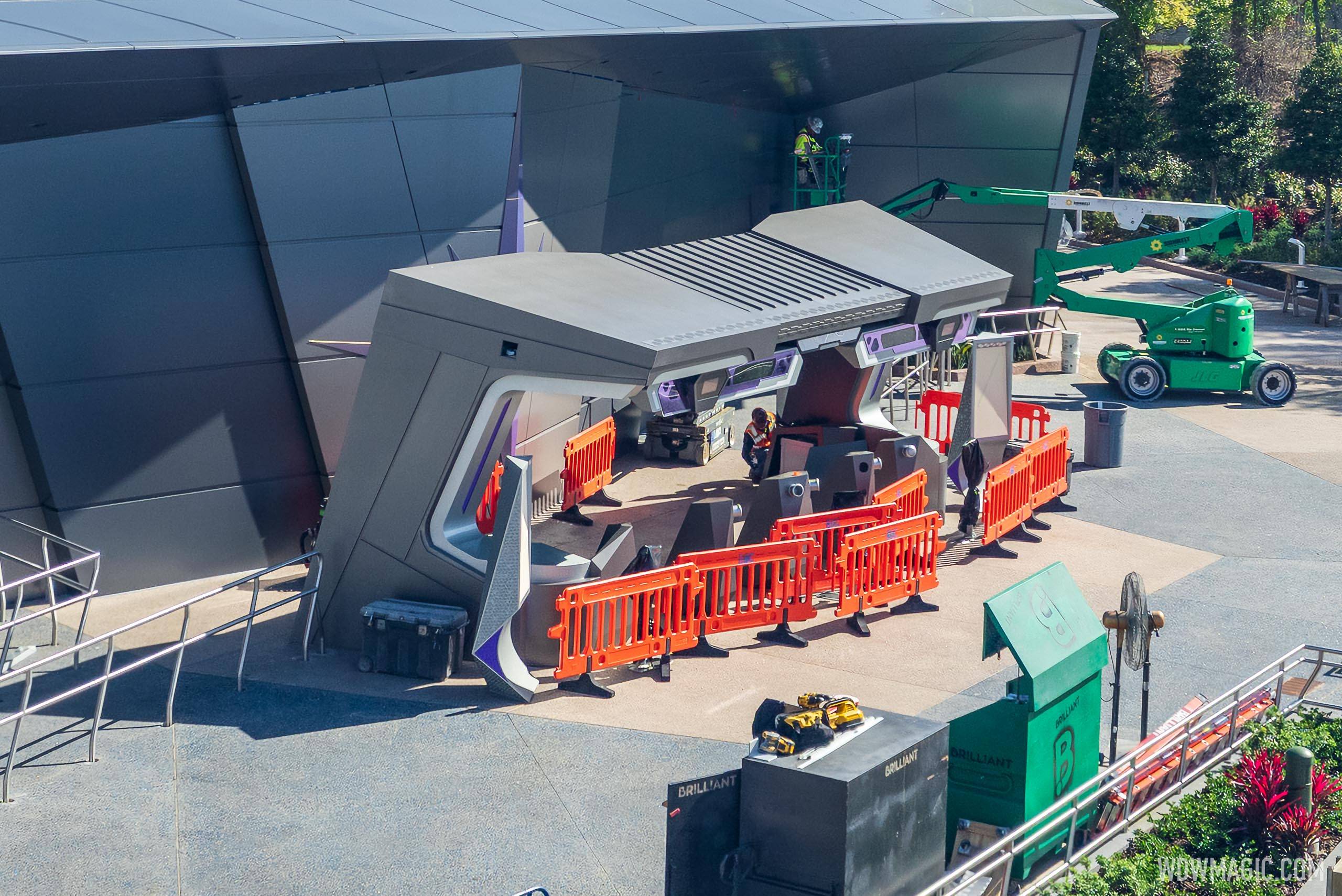 Guardians of the Galaxy Cosmic Rewind construction - March 21 2022