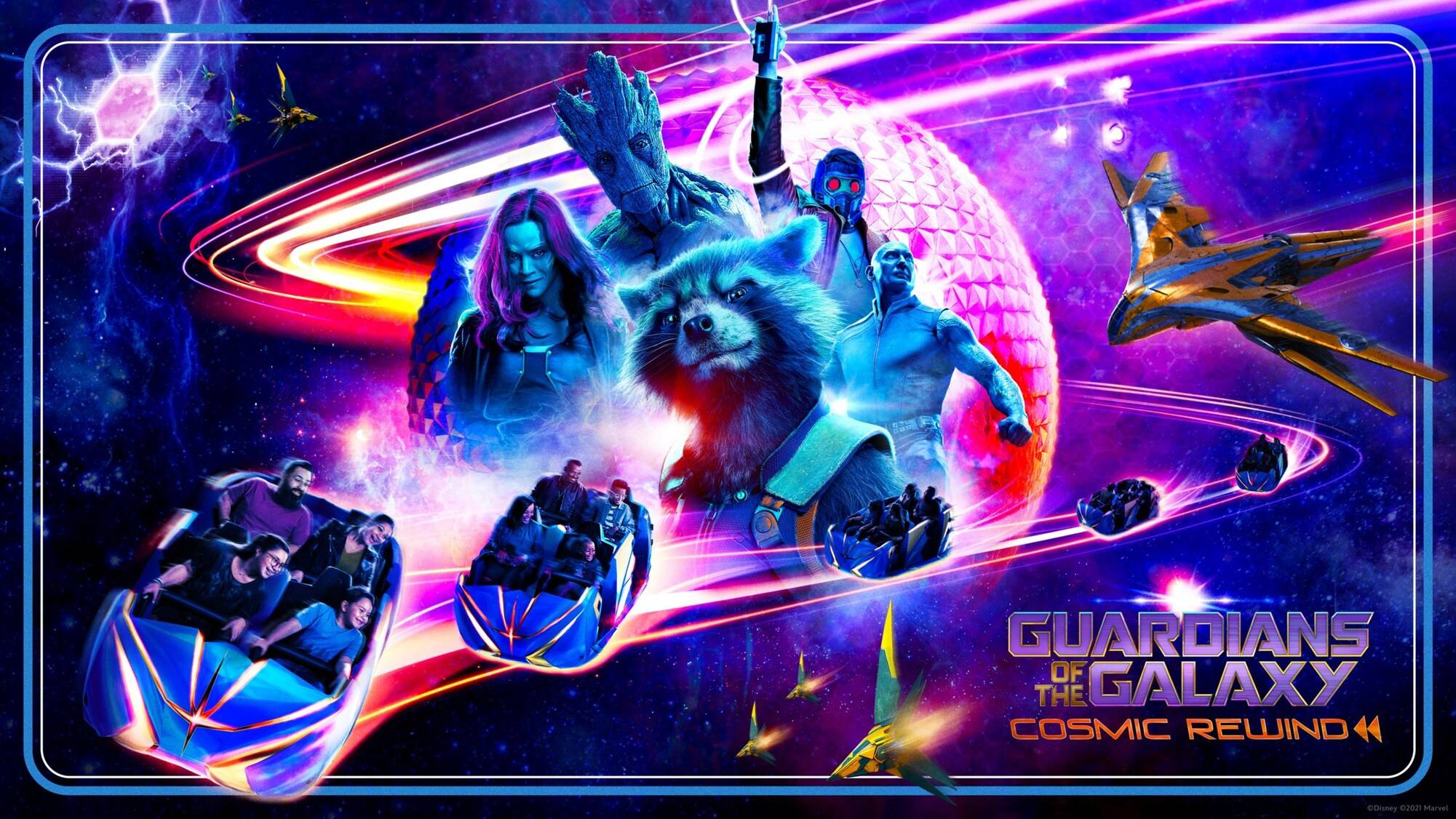 Disney Annual Passholder Park Pass reservations at capacity for Guardians of the Galaxy Cosmic Rewind's May 27 opening