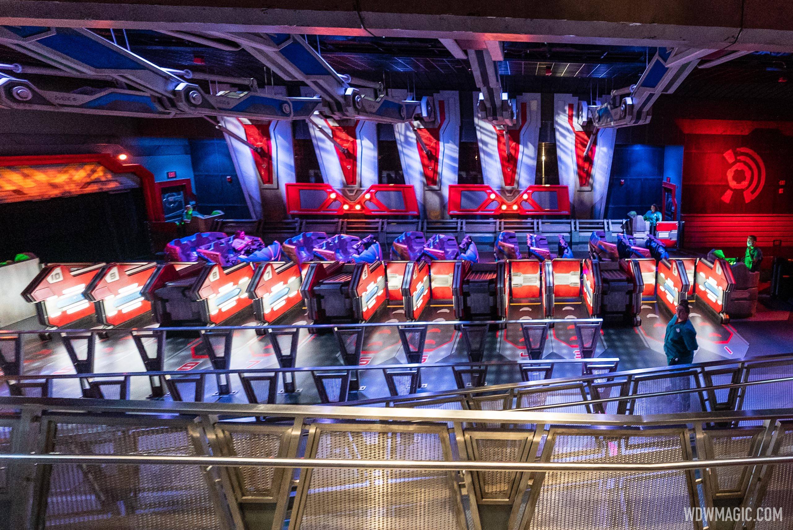 Guardians of the Galaxy Cosmic Rewind ride at EPCOT