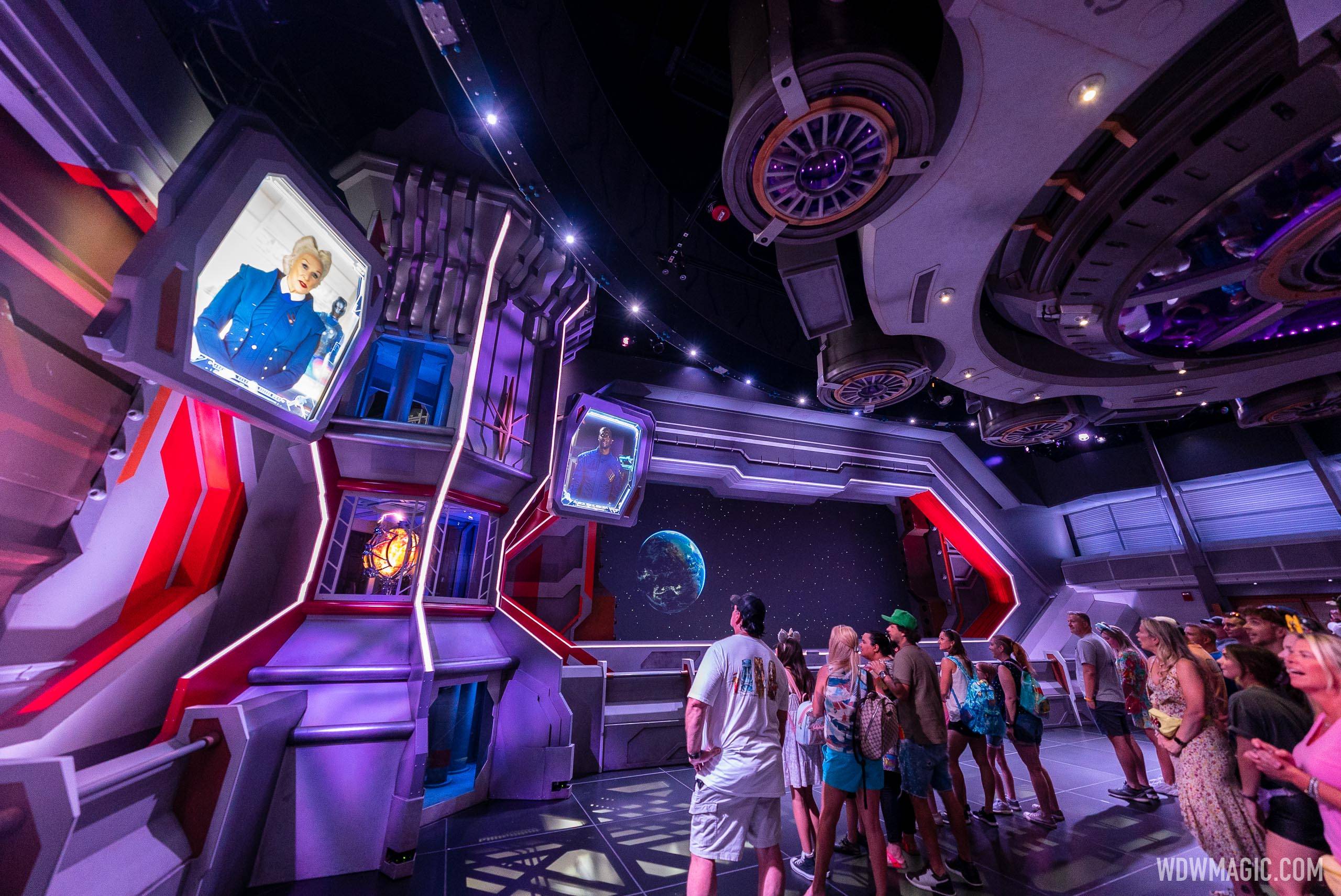 The pre-show rooms have been bypassed in recent days to keep the ride operational