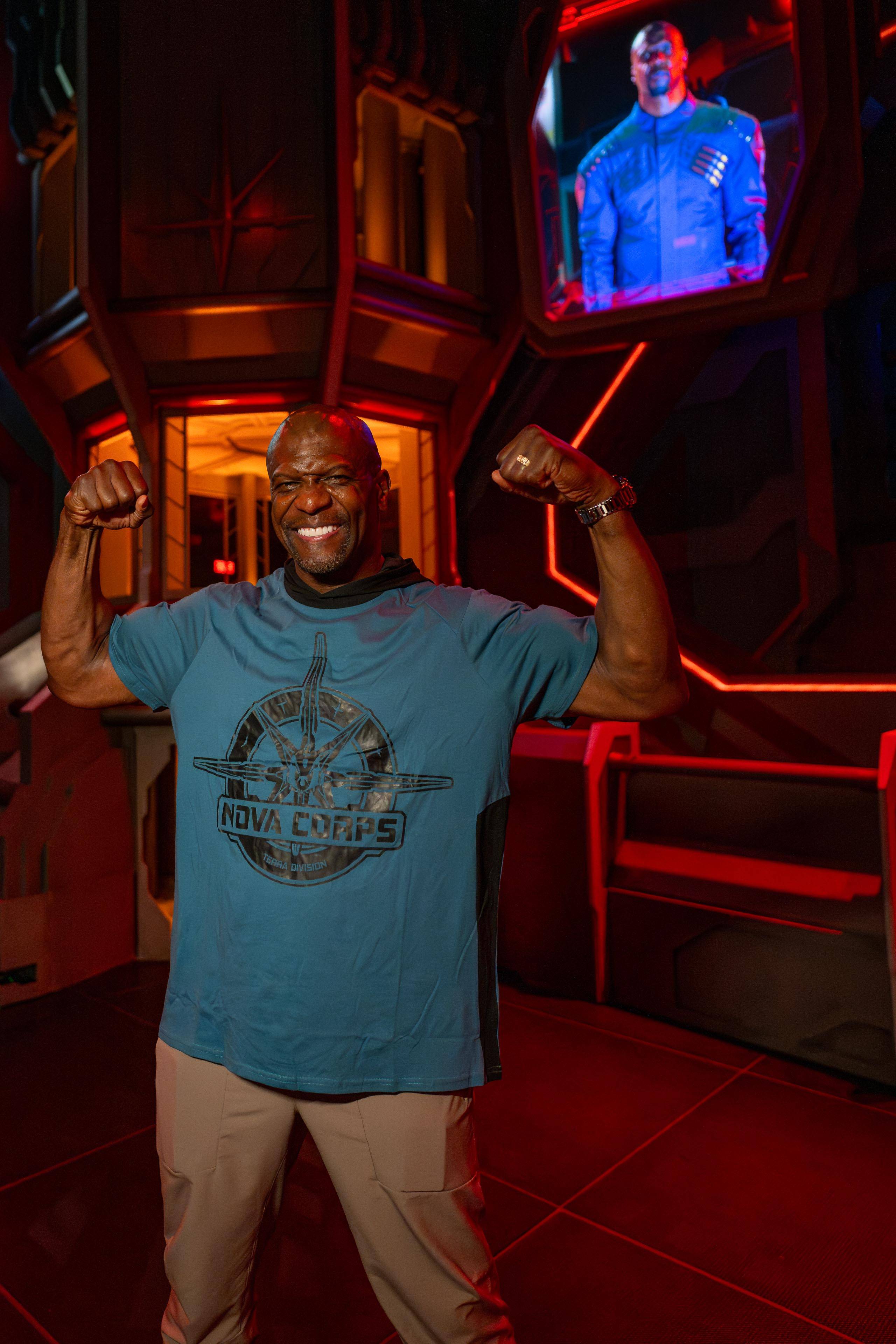 Terry Crews at Guardians of the Galaxy Cosmic Rewind