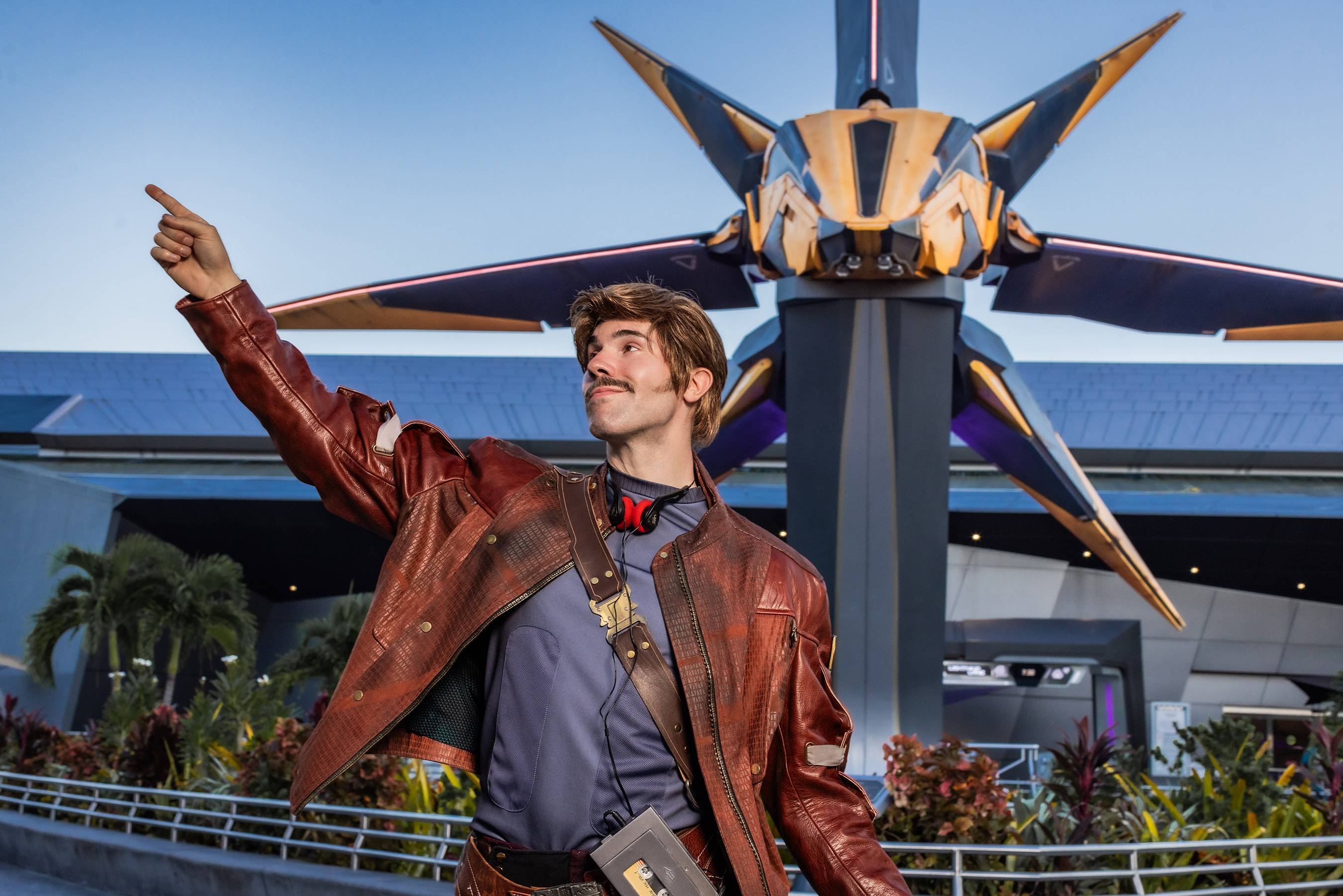 Star-Lord at Guardians of the Galaxy Cosmic Rewind