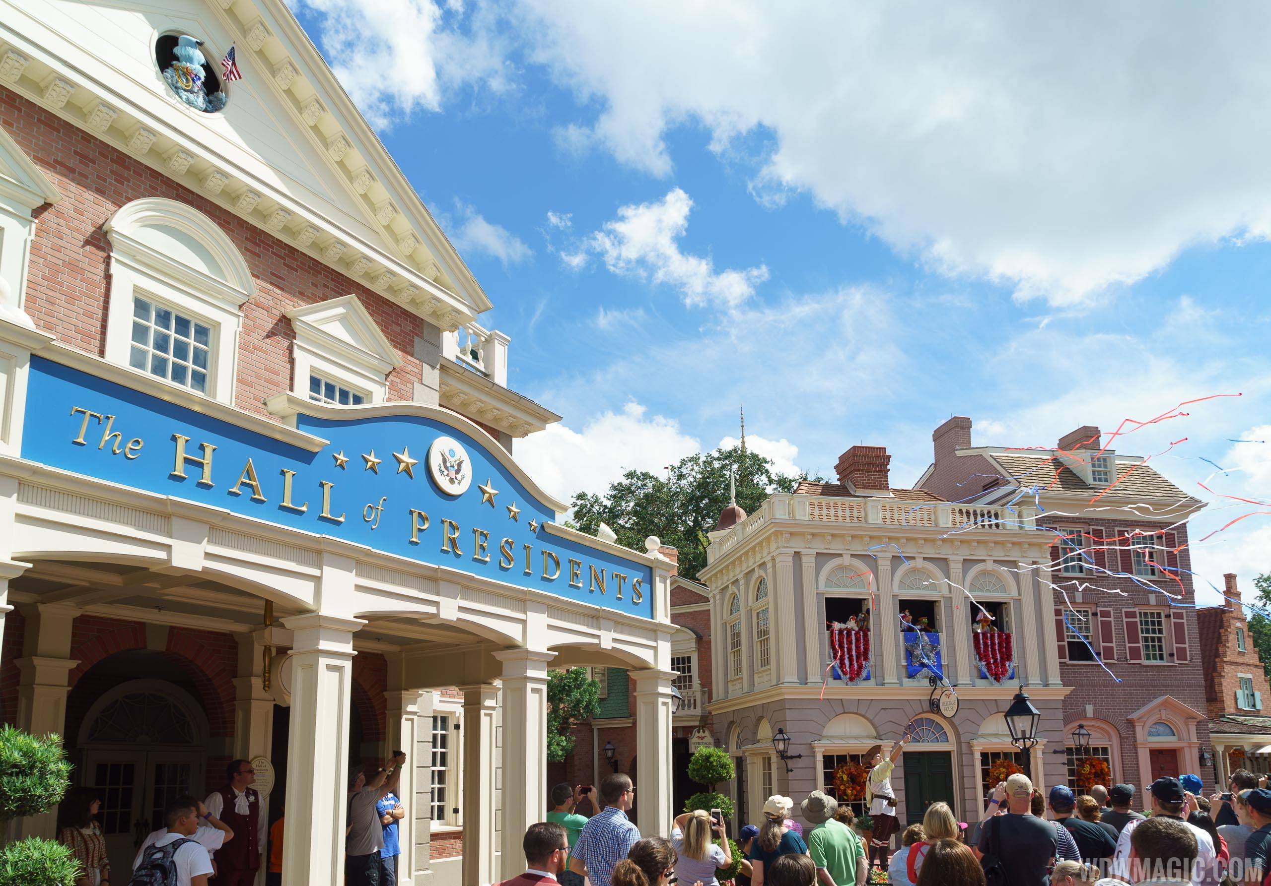 Hall of Presidents reduced operating hours this week for improvements