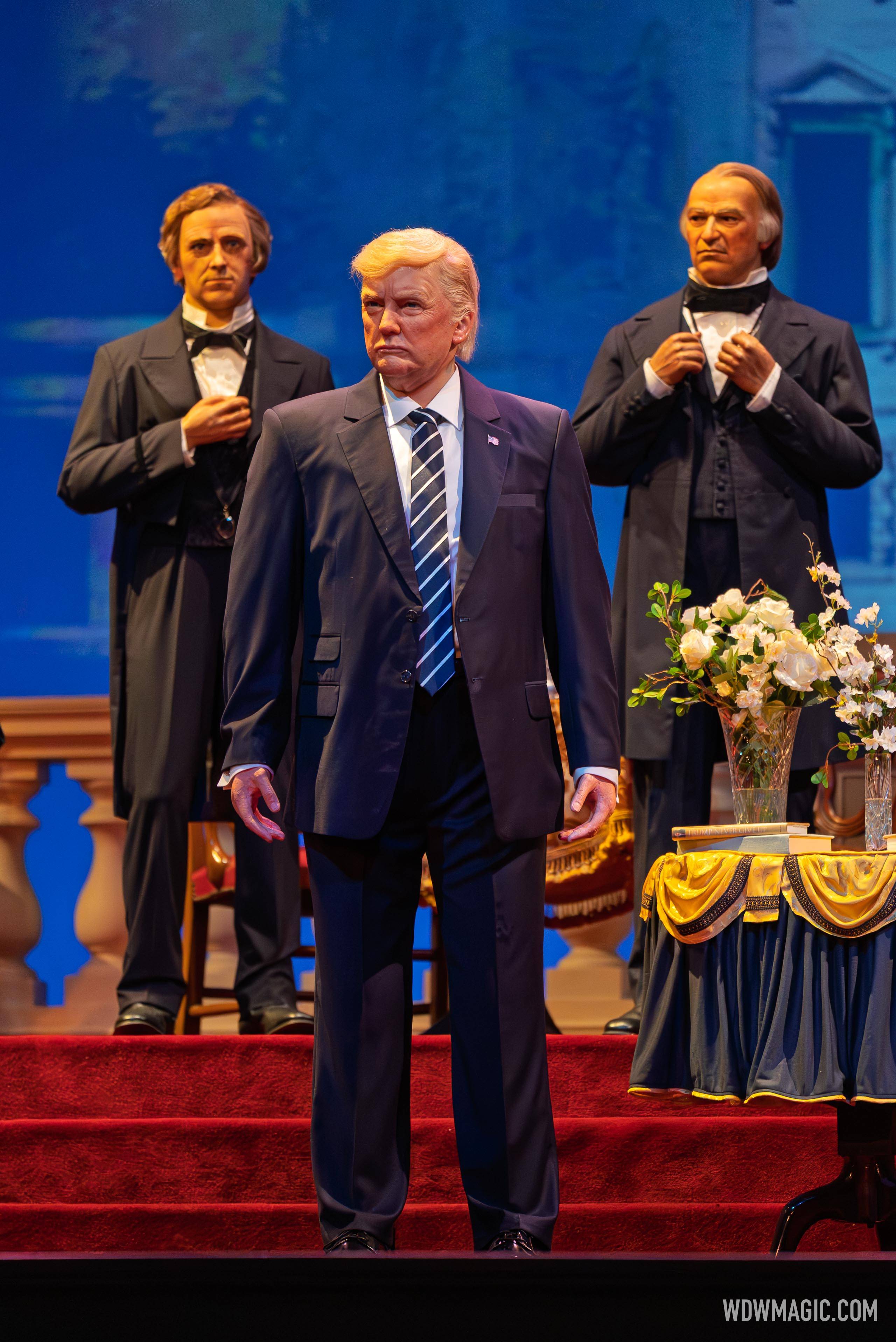 New Trump Audio-Animatronic in Hall of Presidents - June 2025