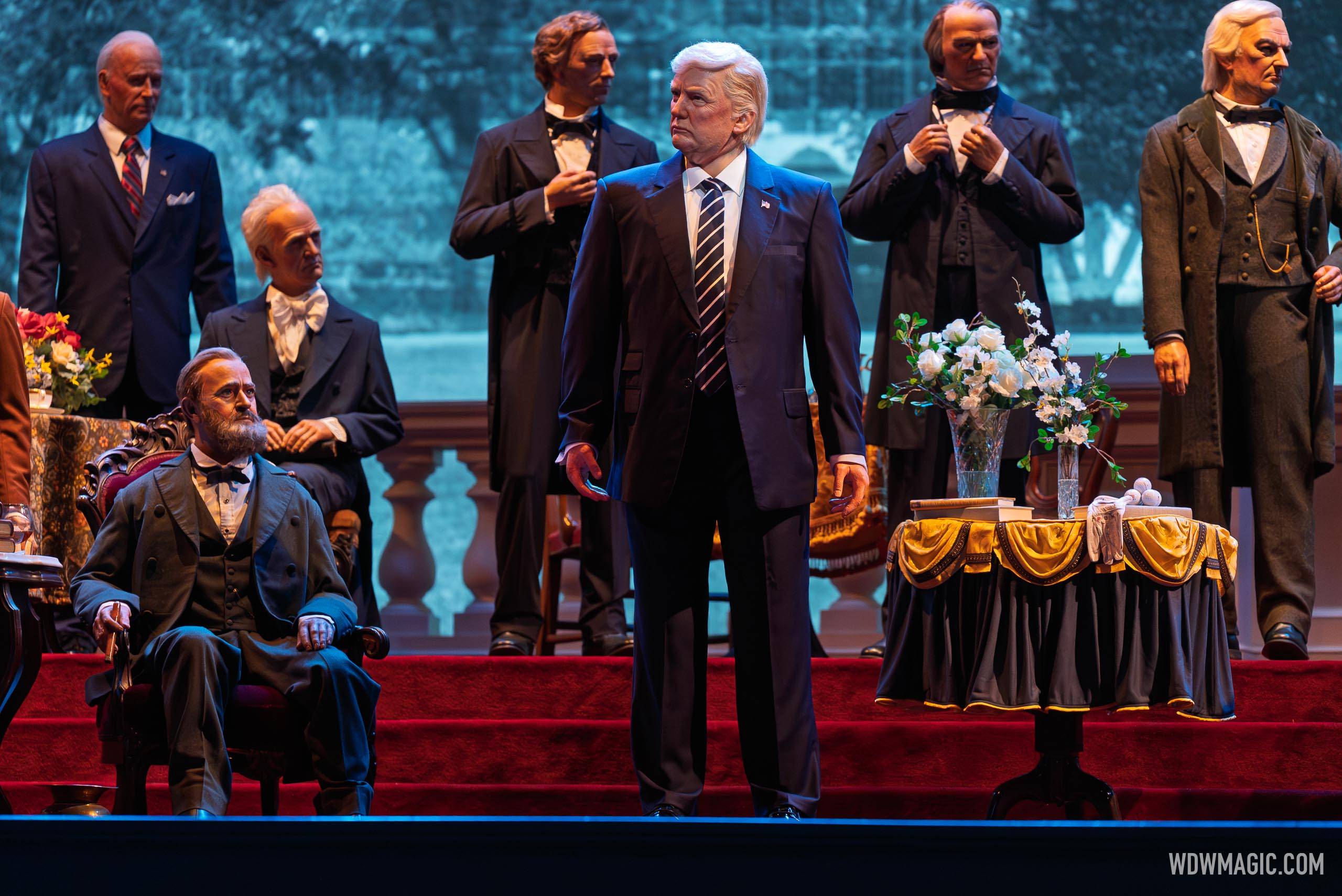 New Trump Audio-Animatronic in Hall of Presidents - June 2025