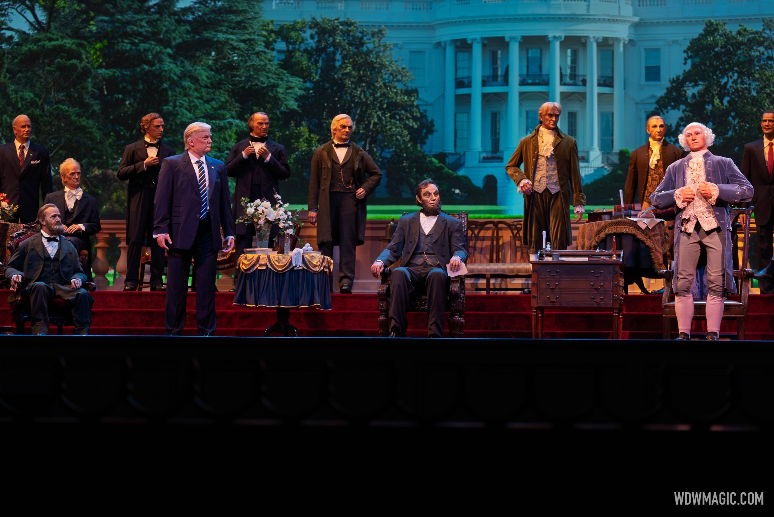 New Trump Audio-Animatronic in Hall of Presidents - June 2025