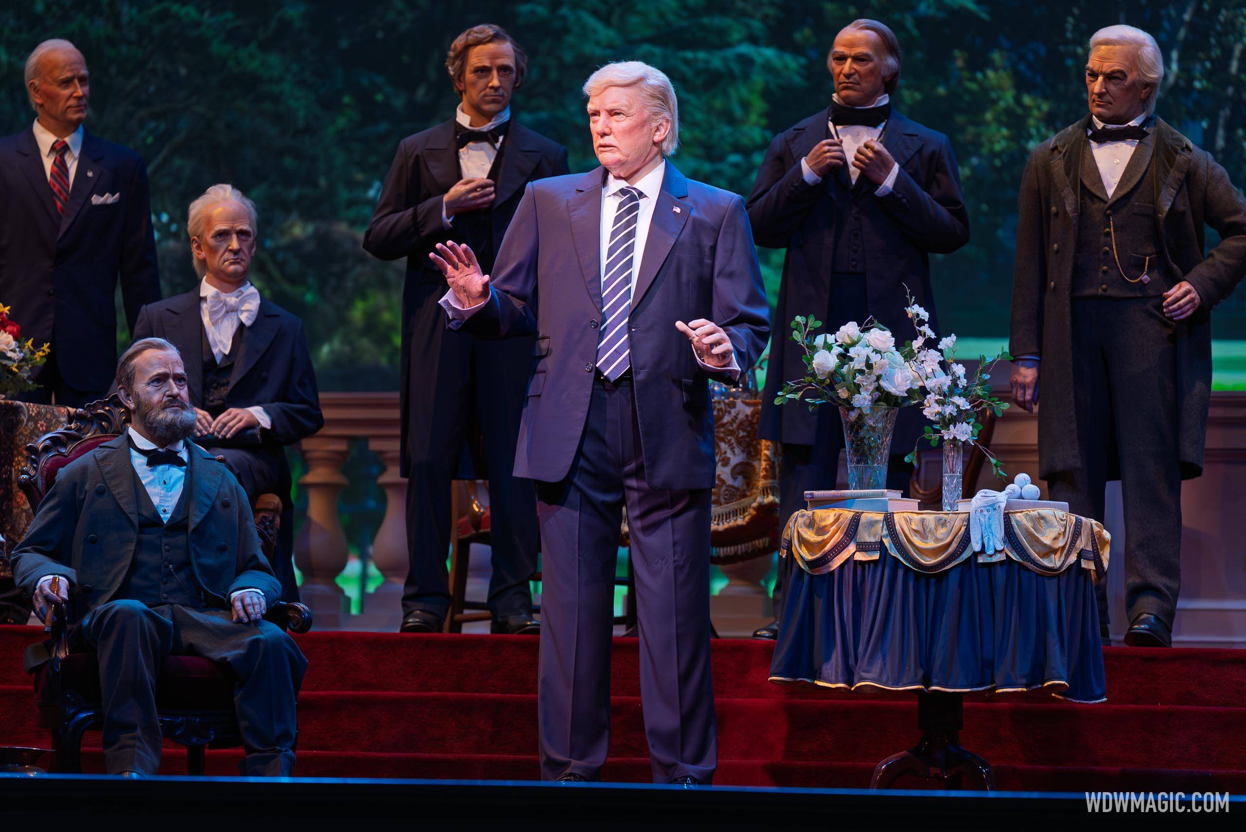 New Trump Audio-Animatronic in Hall of Presidents - June 2025