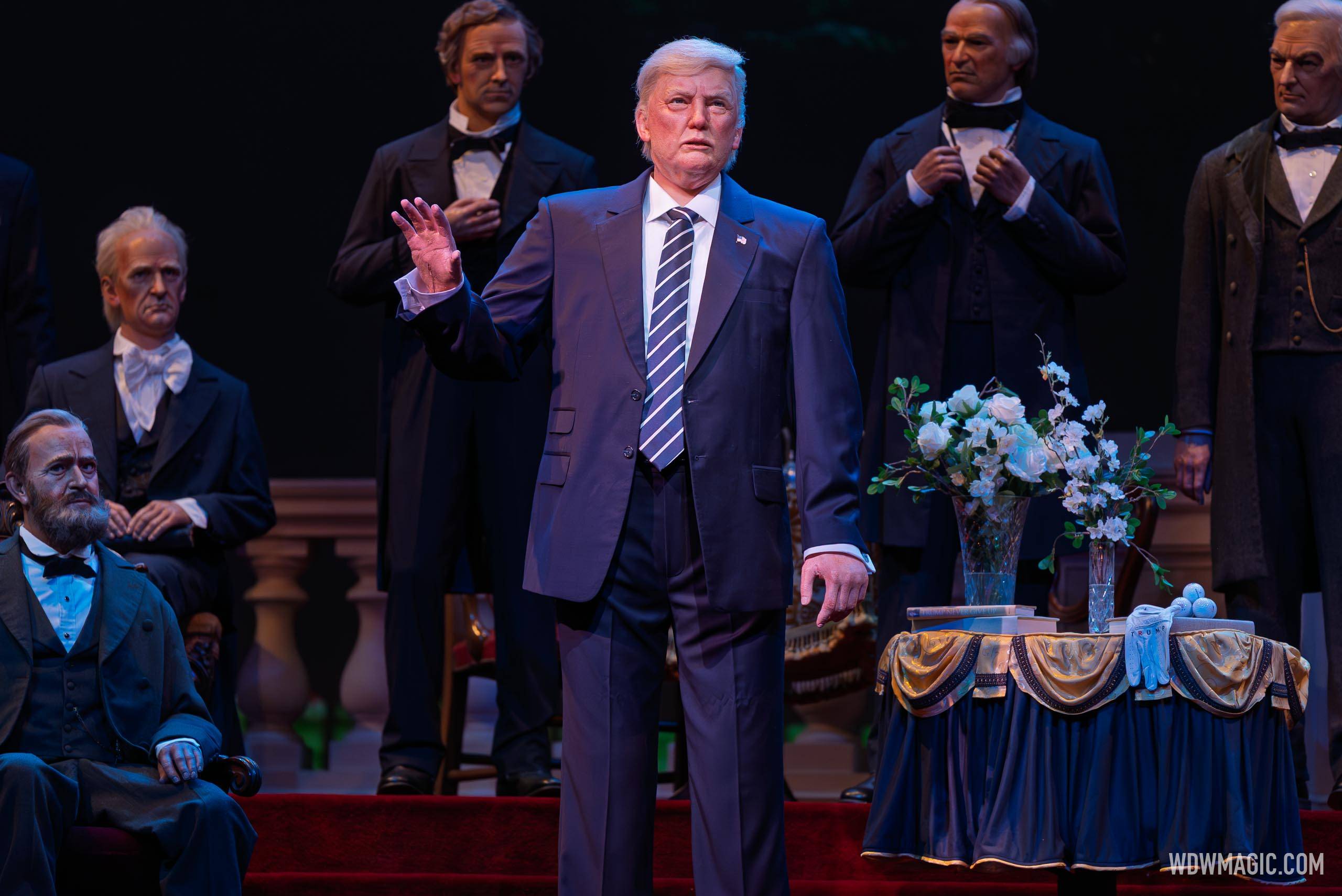 New Trump Audio-Animatronic in Hall of Presidents - June 2025