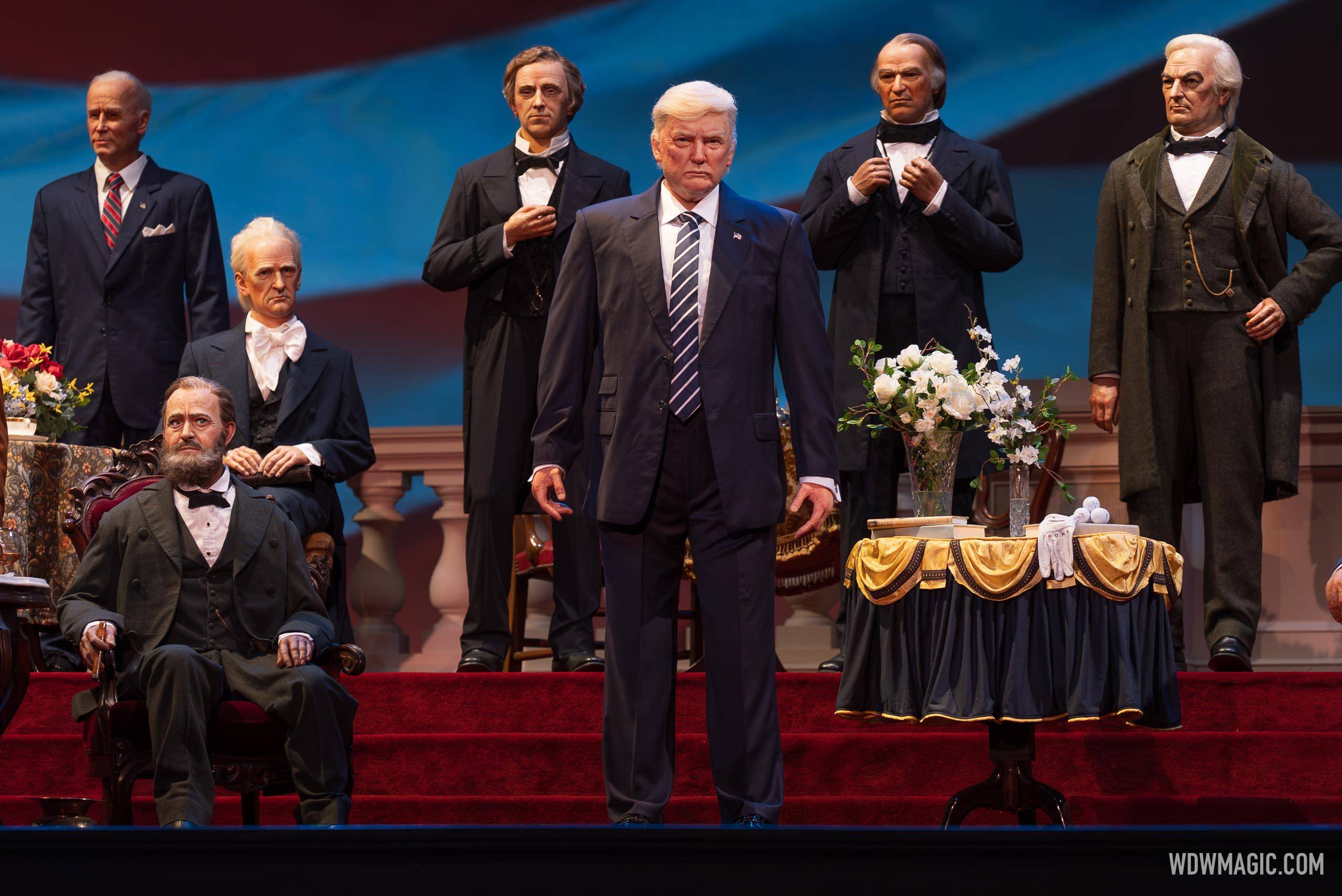 Trump Returns to Disney's Hall of Presidents in Updated Animatronic Form