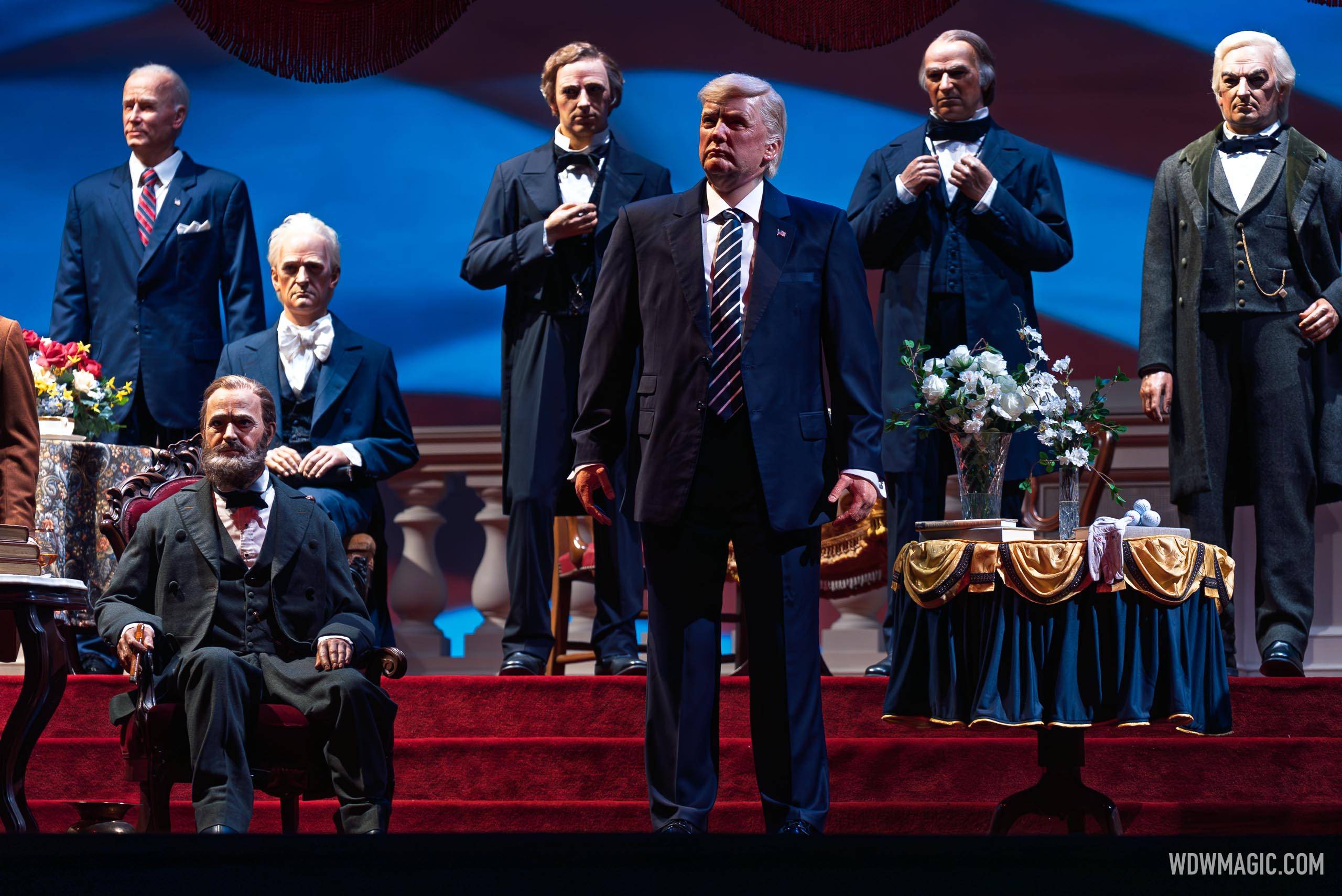 New Trump Audio-Animatronic in Hall of Presidents - June 2025
