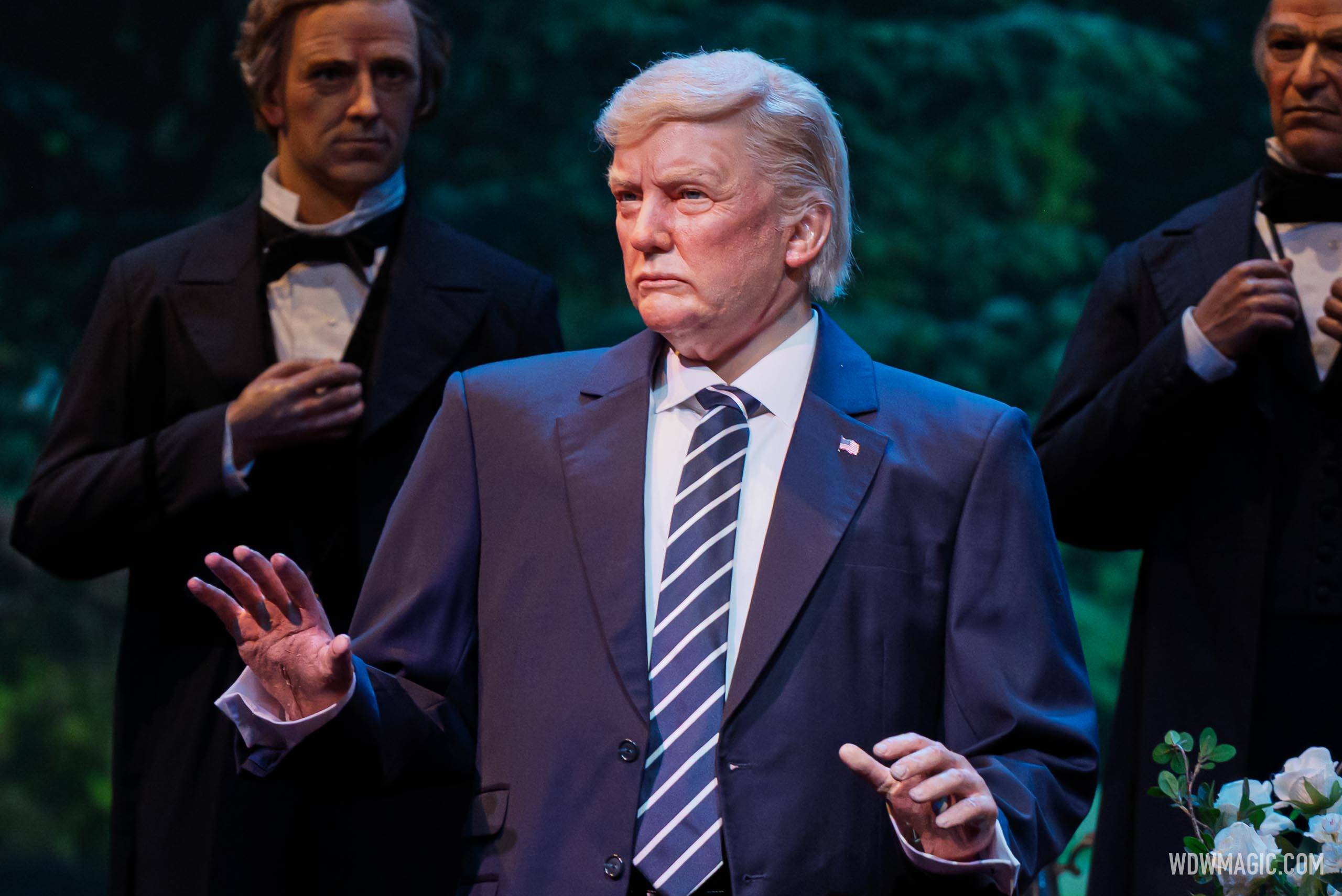 New Trump Audio-Animatronic in Hall of Presidents - June 2025
