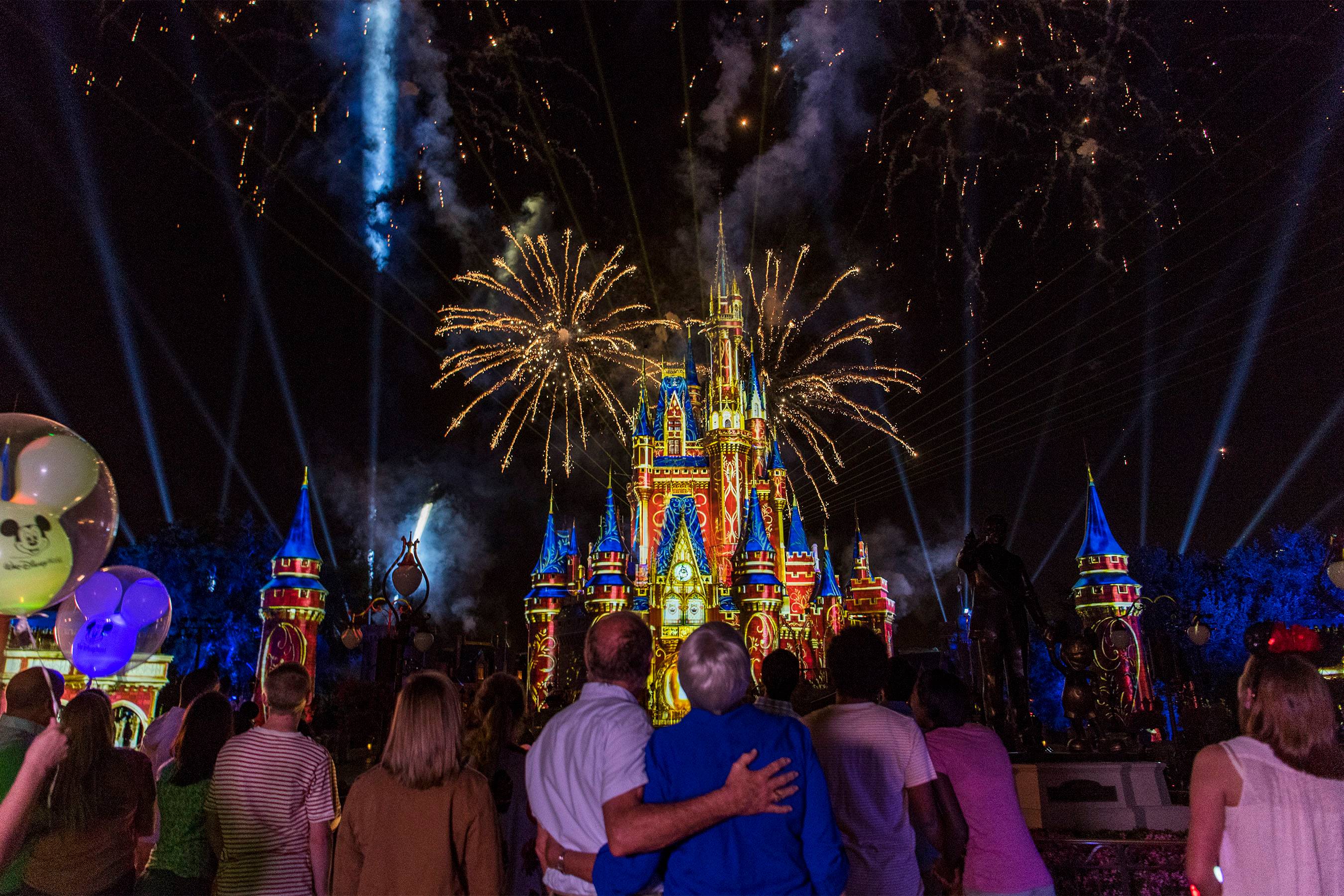 LIVE VIDEO - 'Happily Ever After' debut performance at 9pm from the Magic Kingdom