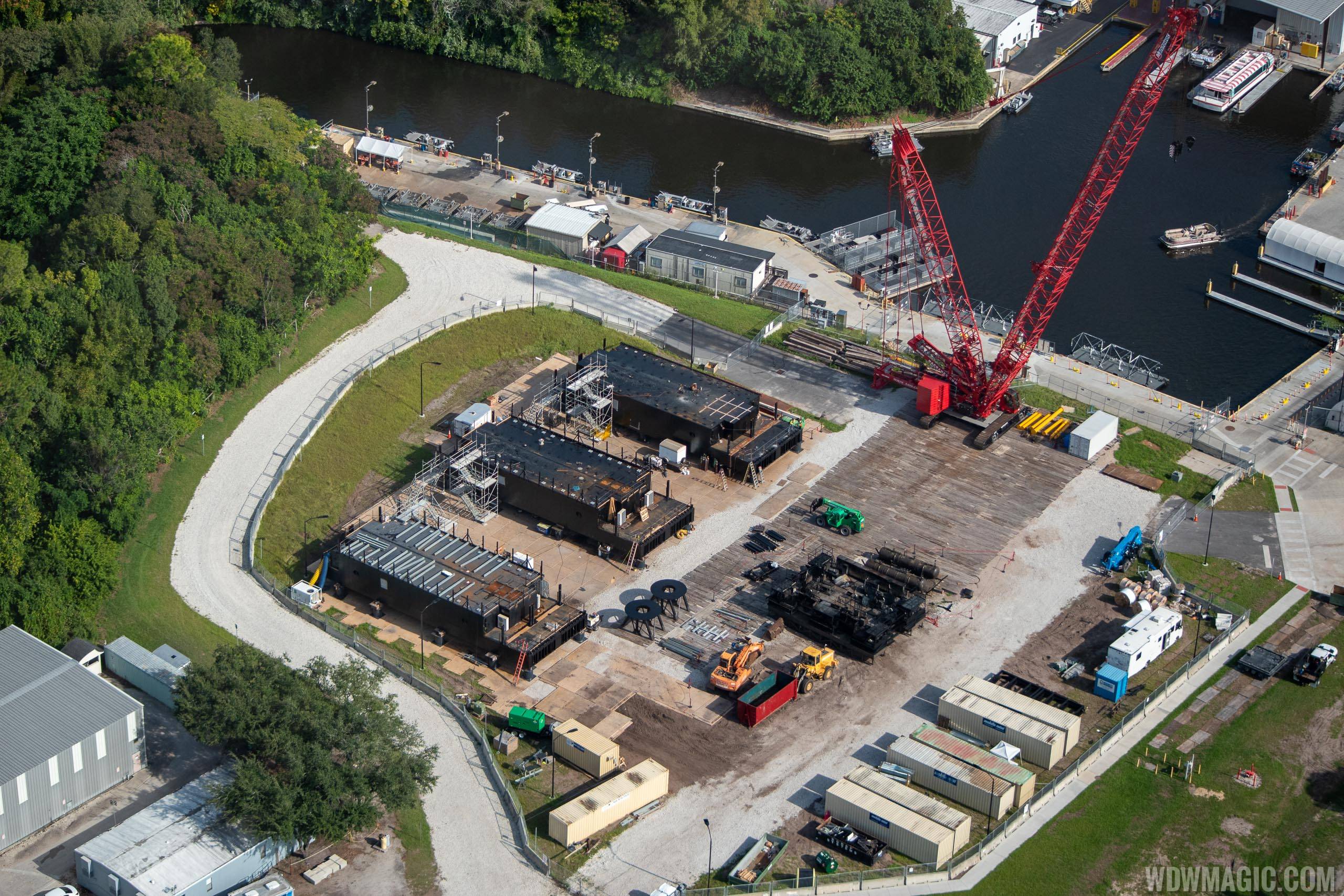 PHOTOS - Barge construction for Epcot's new nighttime show HarmonioUS
