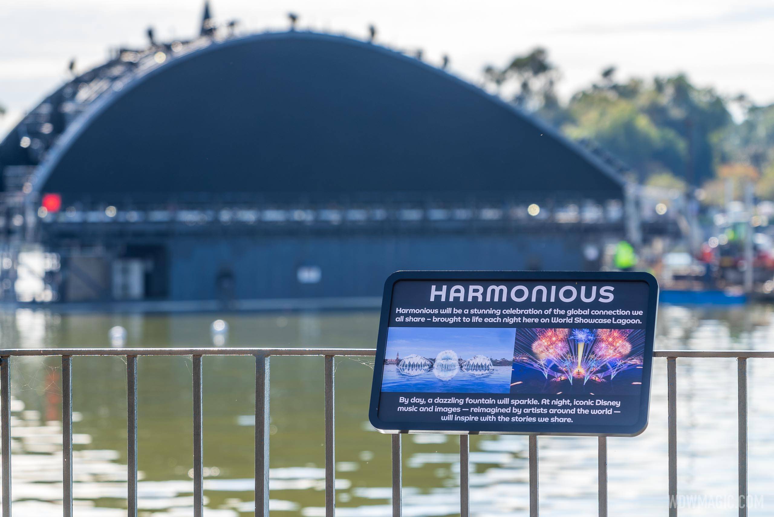 PHOTOS - Harmonious signage and concept art now on display in World Showcase Plaza