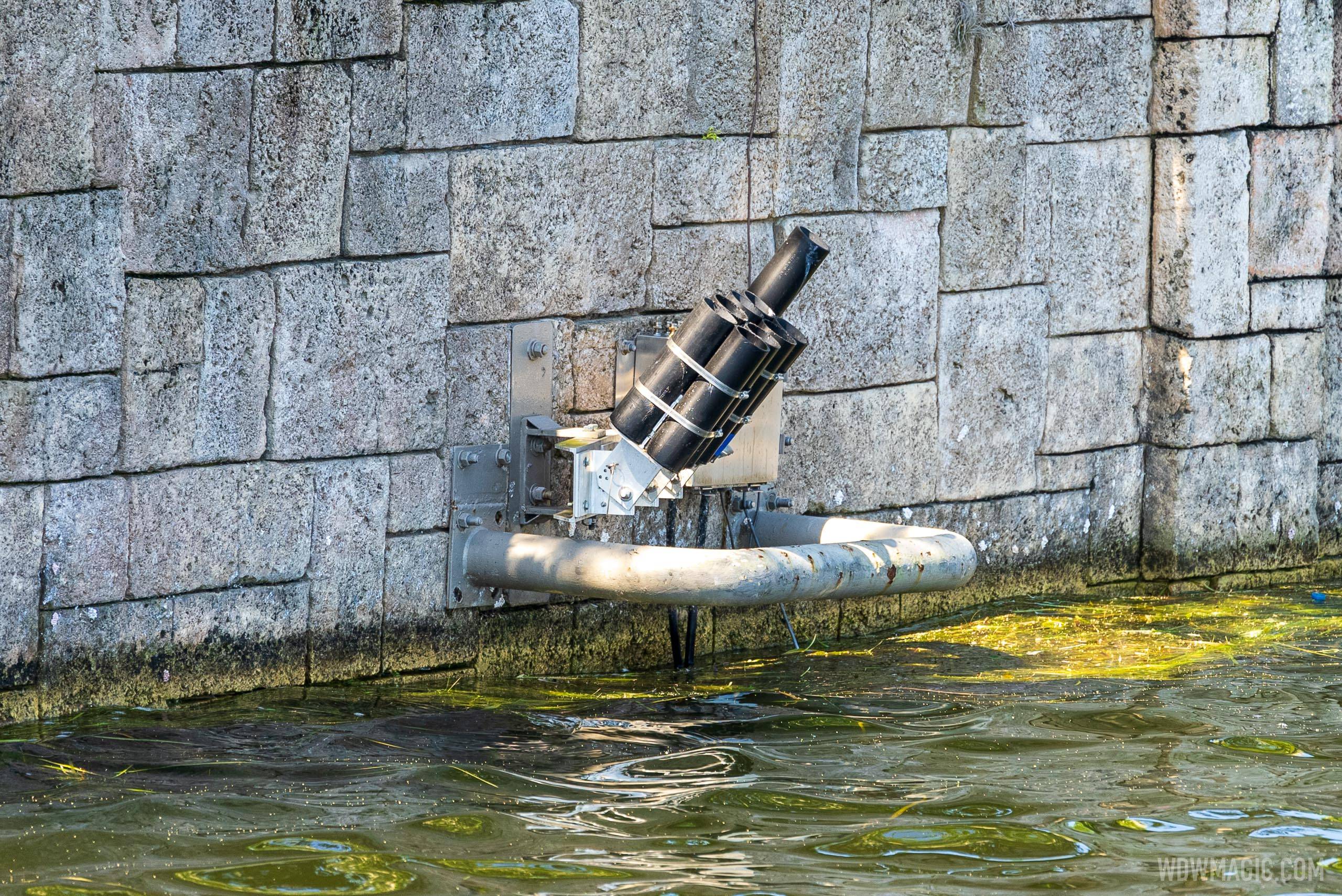 World Showcase Sea Wall Pyro Launchers Photo 2 Of 4 World Showcase Sea Wall Pyro Launchers Photo 2 Of 4