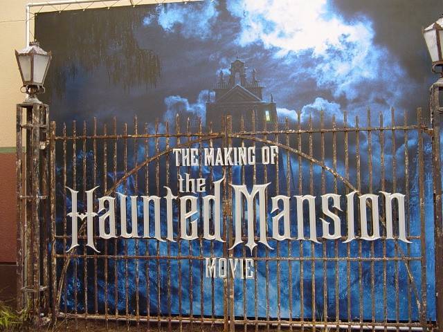 Haunted Mansion Movie Sets exterior