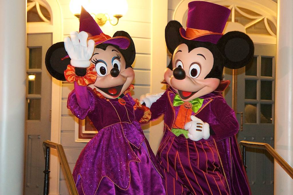 Halloween Mickey and Minnie