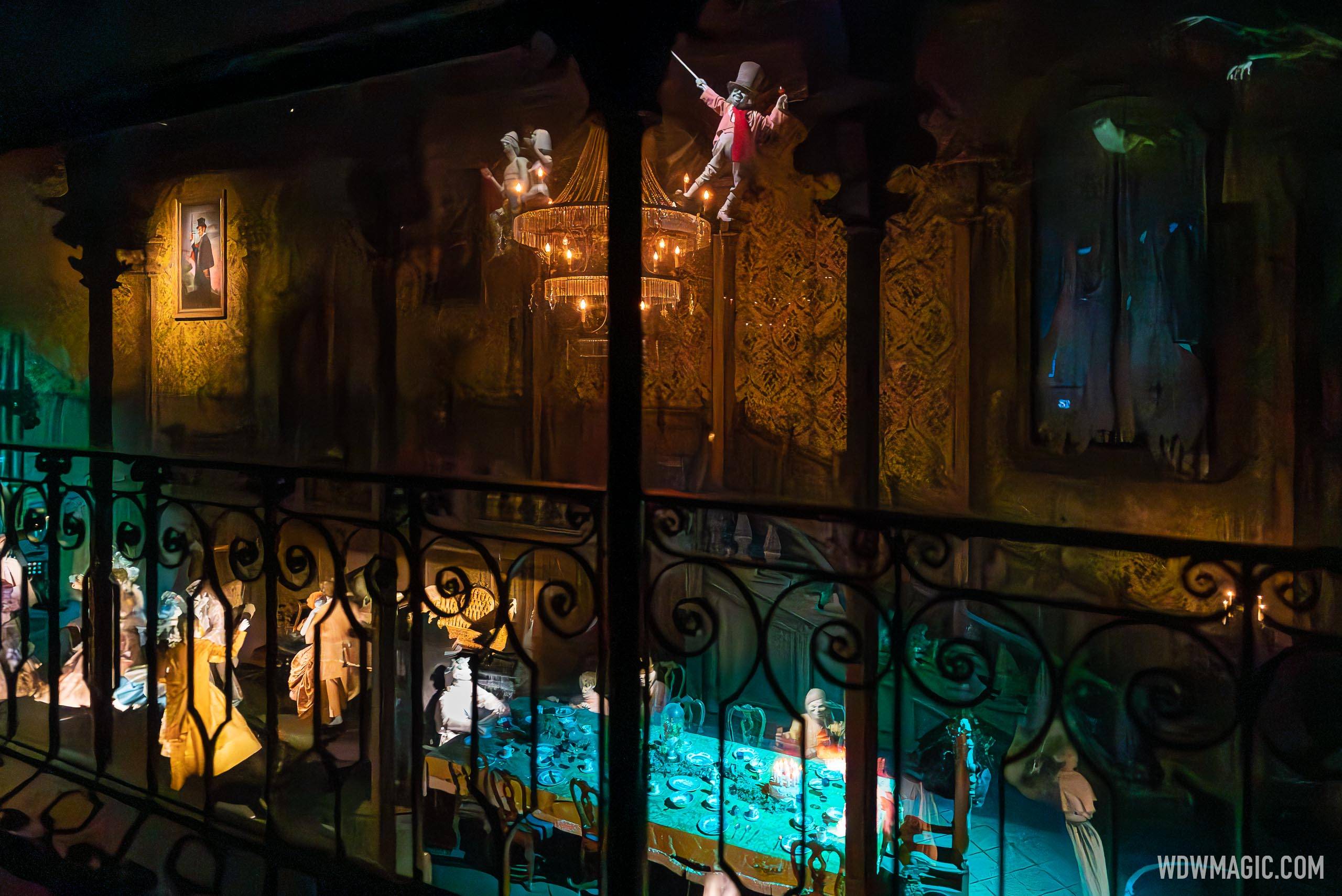 Update on the new Haunted Mansion hitchhiking ghosts scene