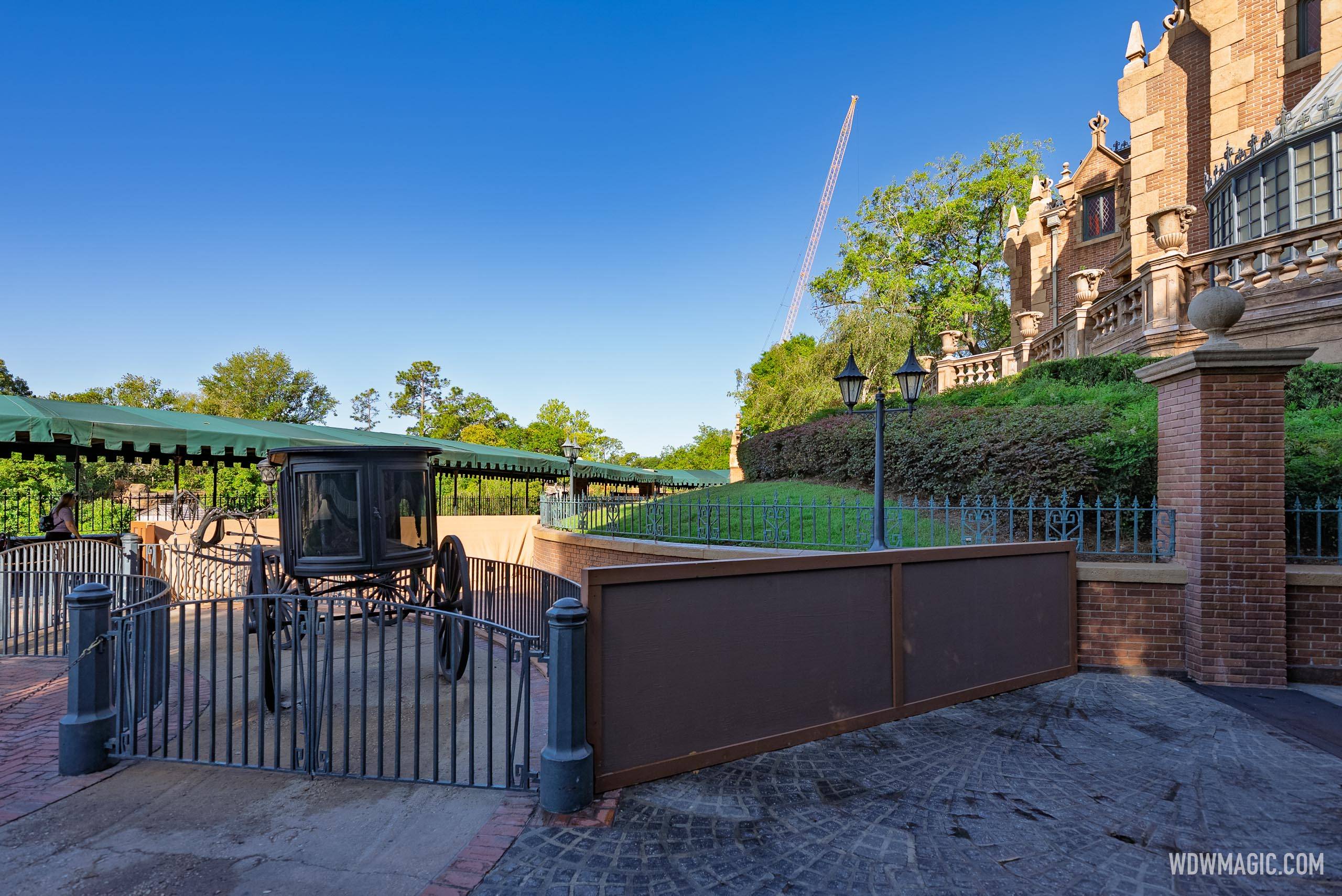 Haunted Mansion Concrete Refurbishment - April 2025