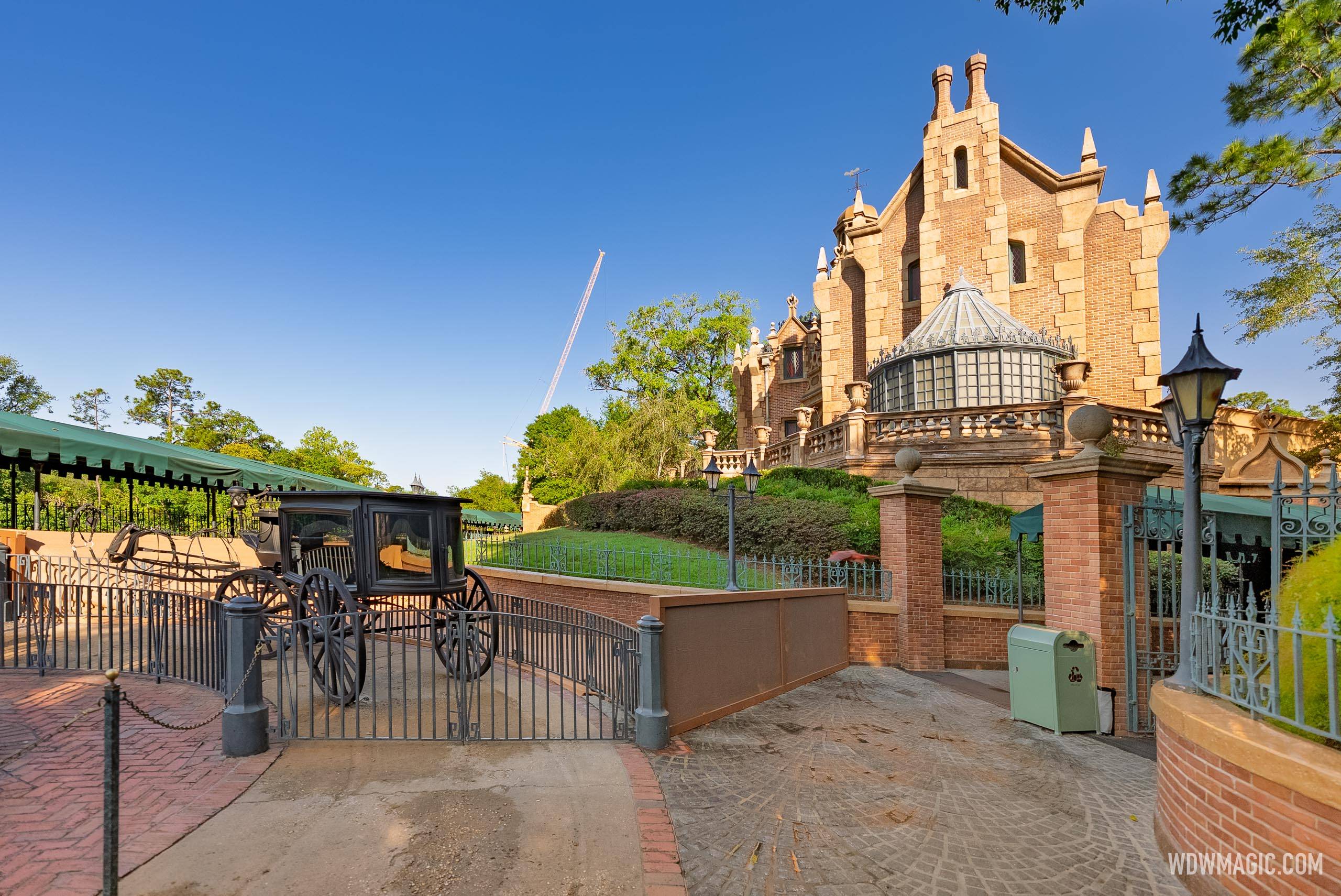 Haunted Mansion Concrete Refurbishment - April 2025