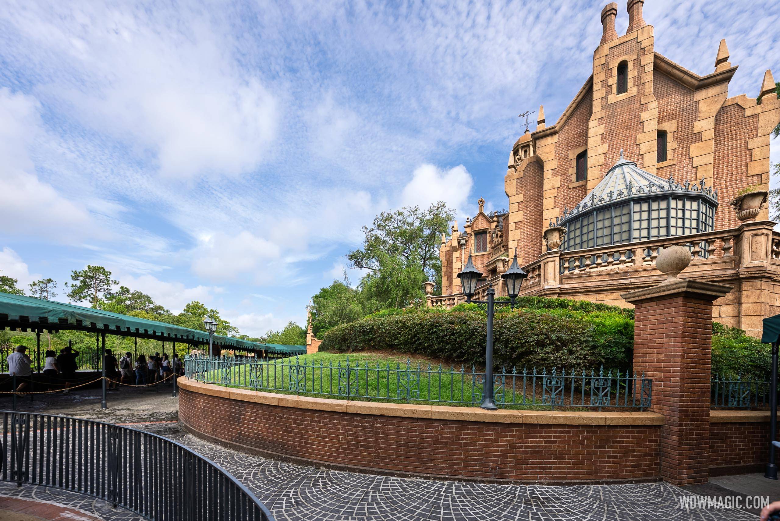 Haunted Mansion Concrete Refurbishment - June 15, 2025.