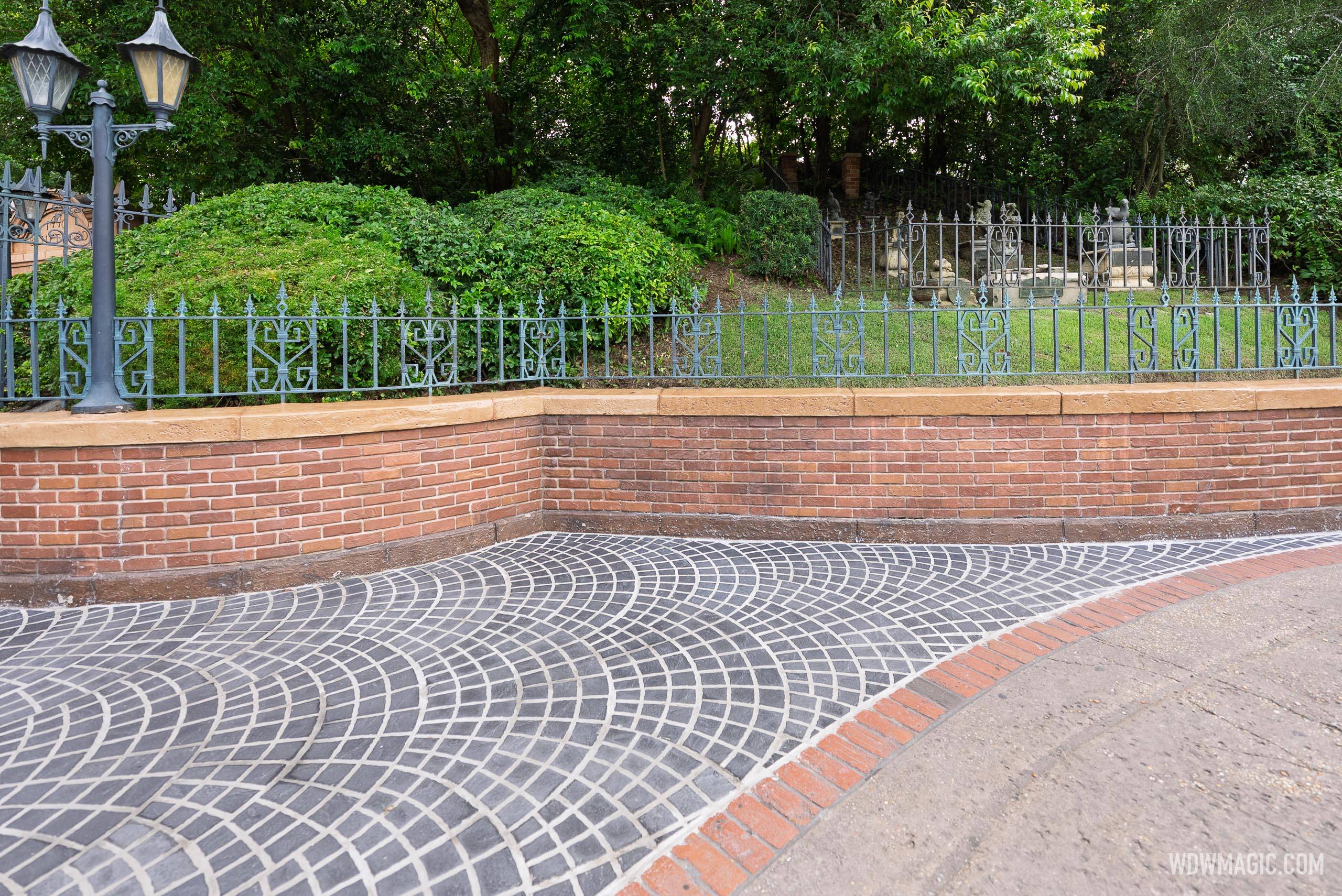 Haunted Mansion Concrete Refurbishment - June 15, 2025.