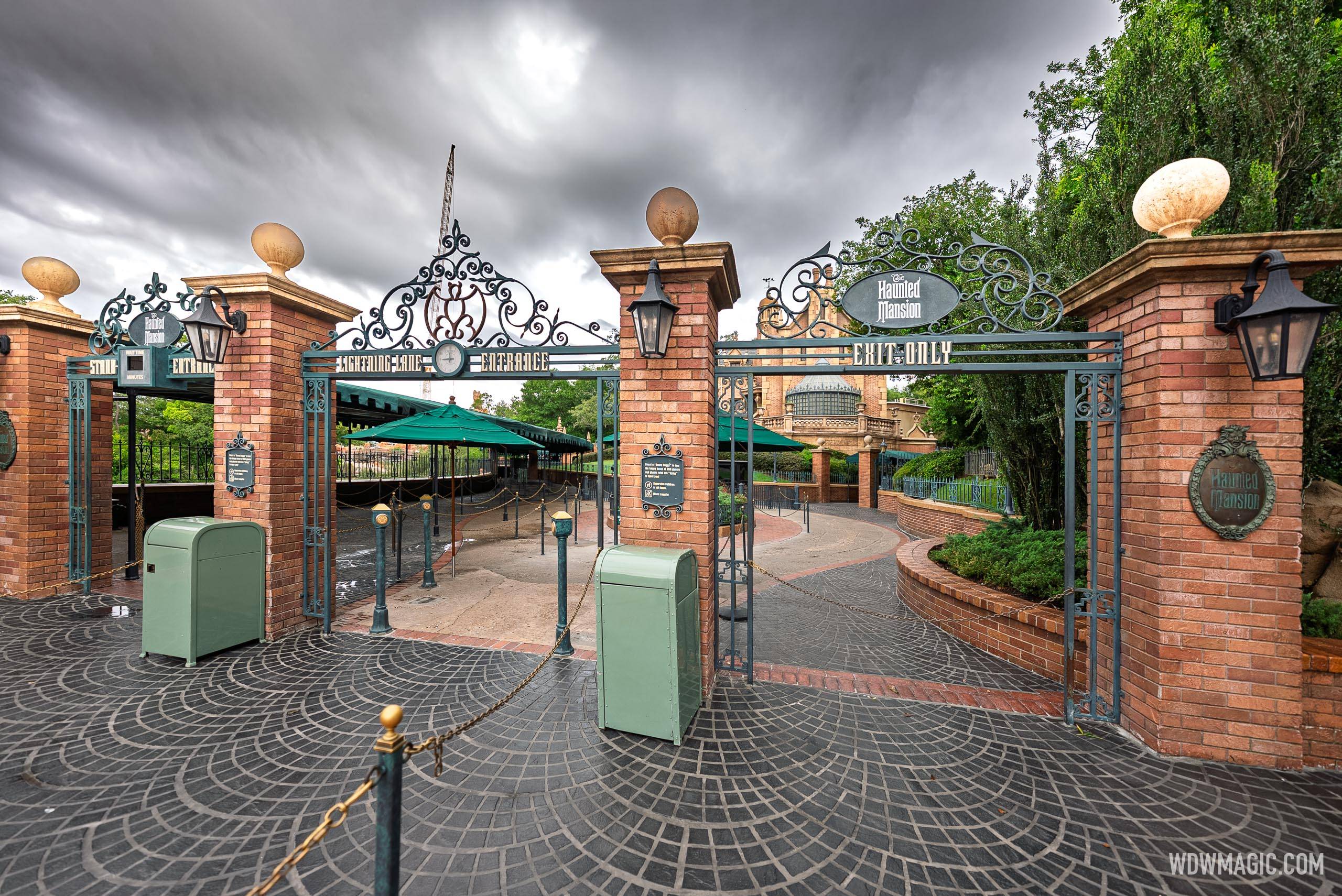 Haunted Mansion Concrete Refurbishment - June 20, 2025