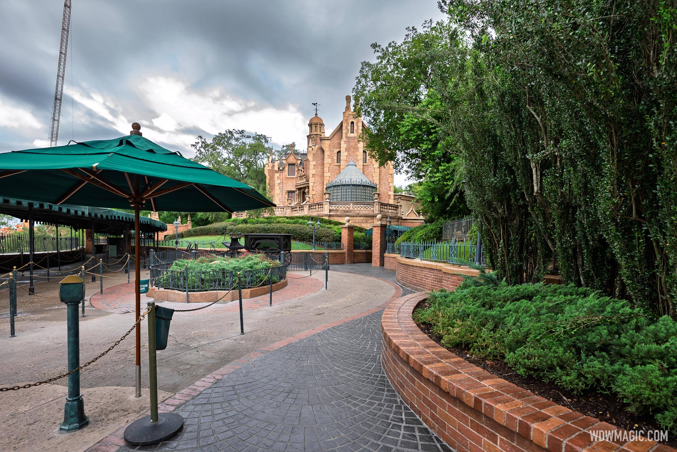 Haunted Mansion Concrete Refurbishment - June 20, 2025