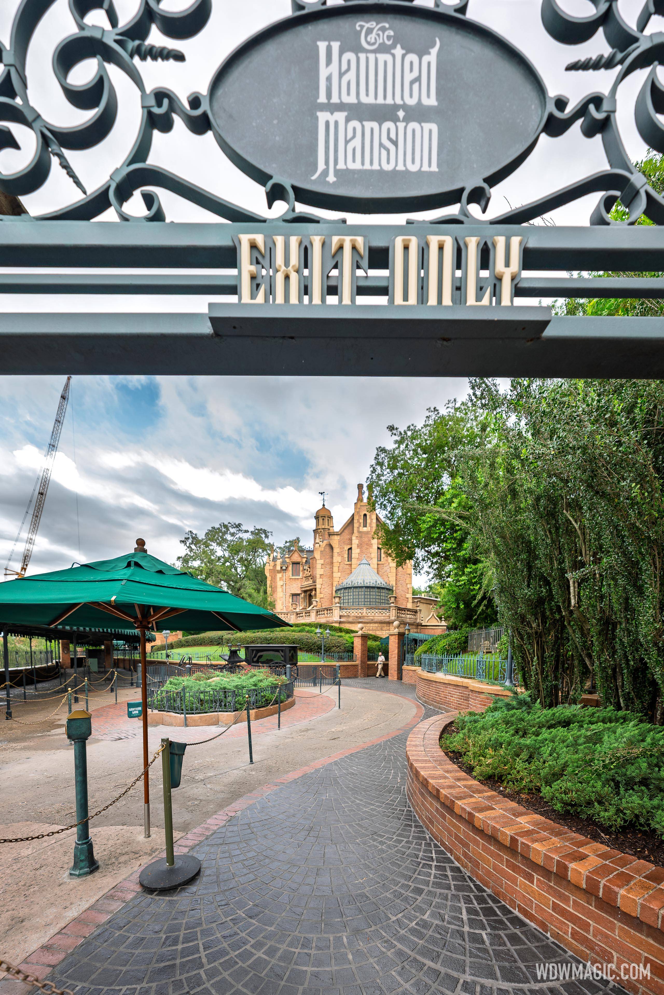 Haunted Mansion Concrete Refurbishment - June 20, 2025