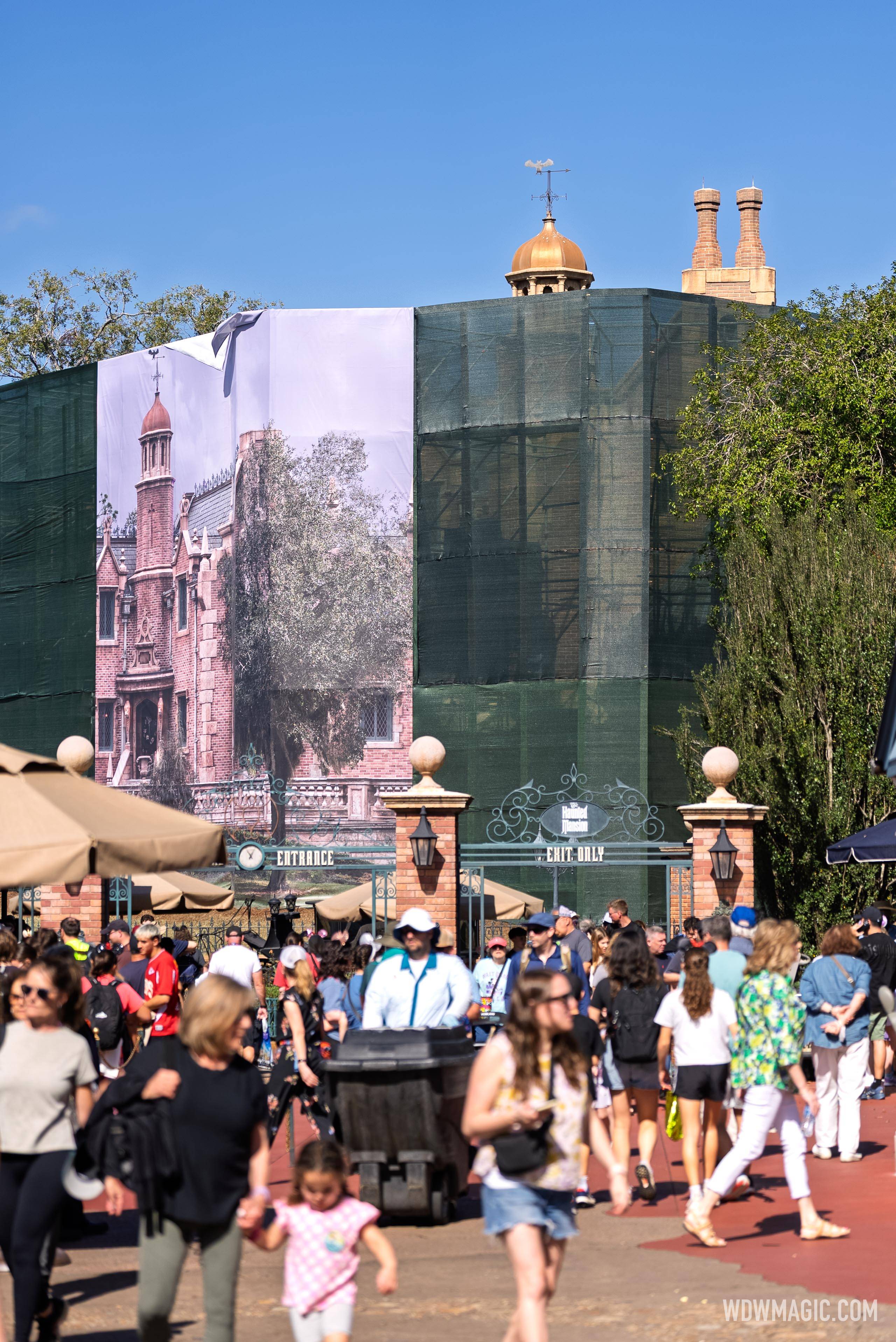 Haunted Mansion Exterior Refurbishment February 2026