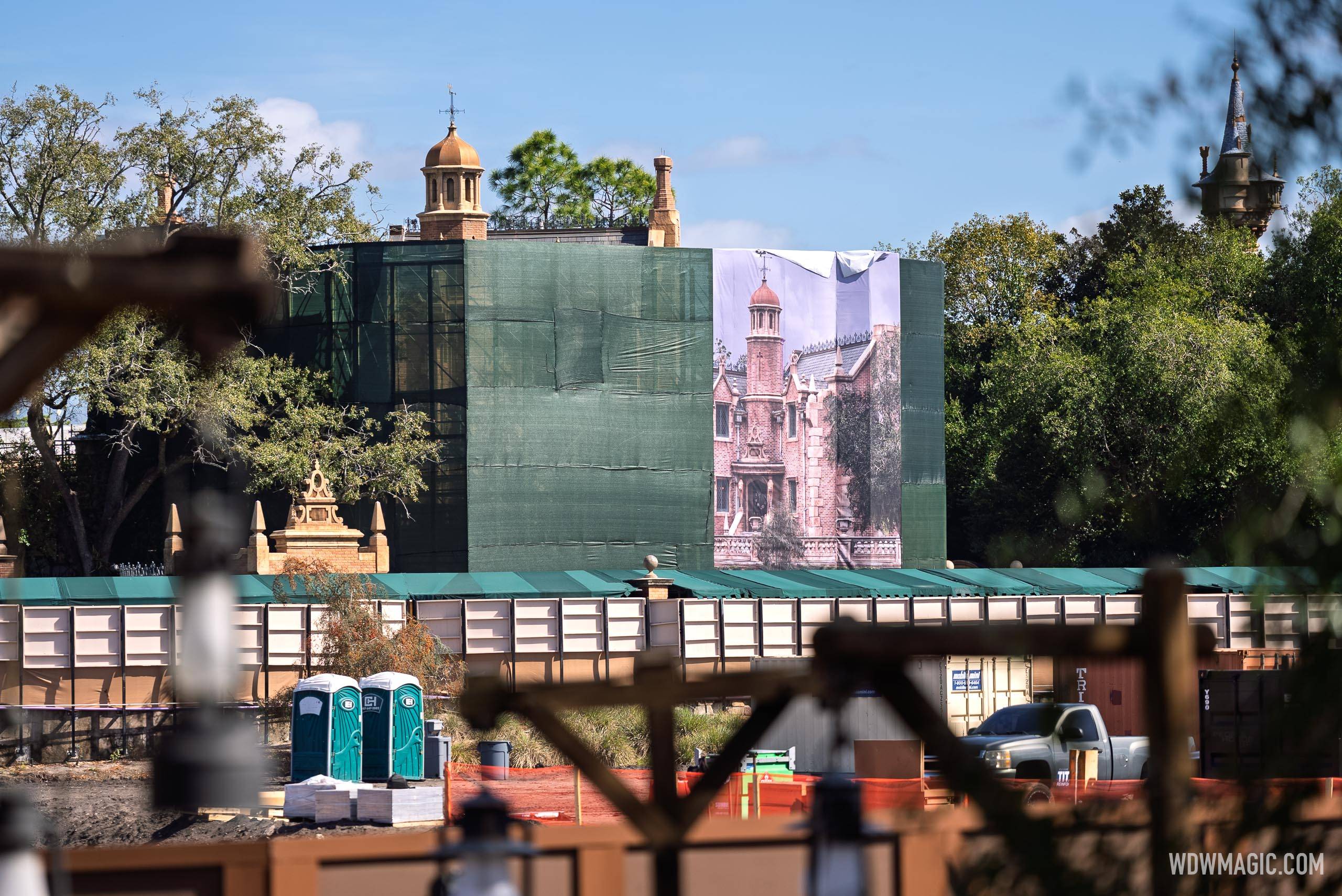Haunted Mansion Exterior Refurbishment February 2026