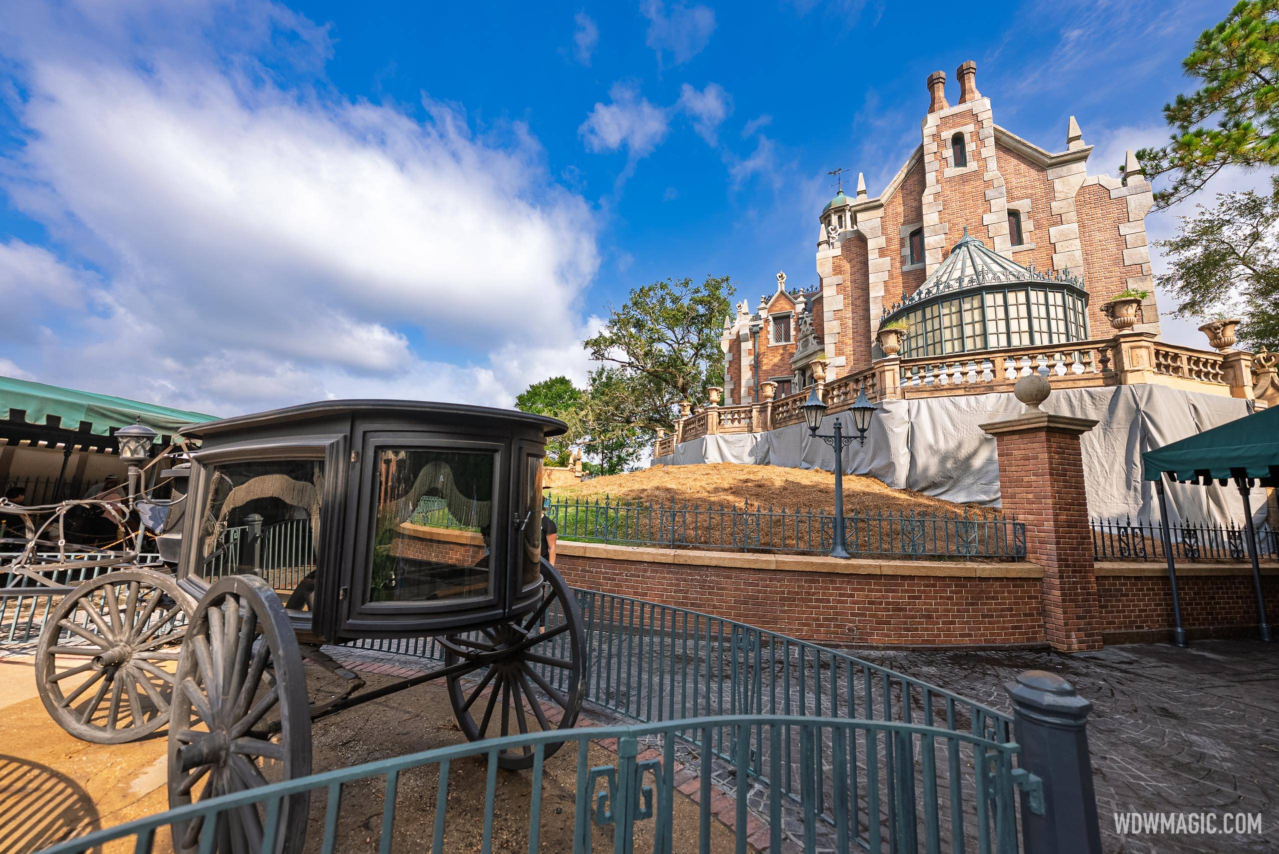 Haunted Mansion Restored Exterior Revealed at Magic Kingdom
