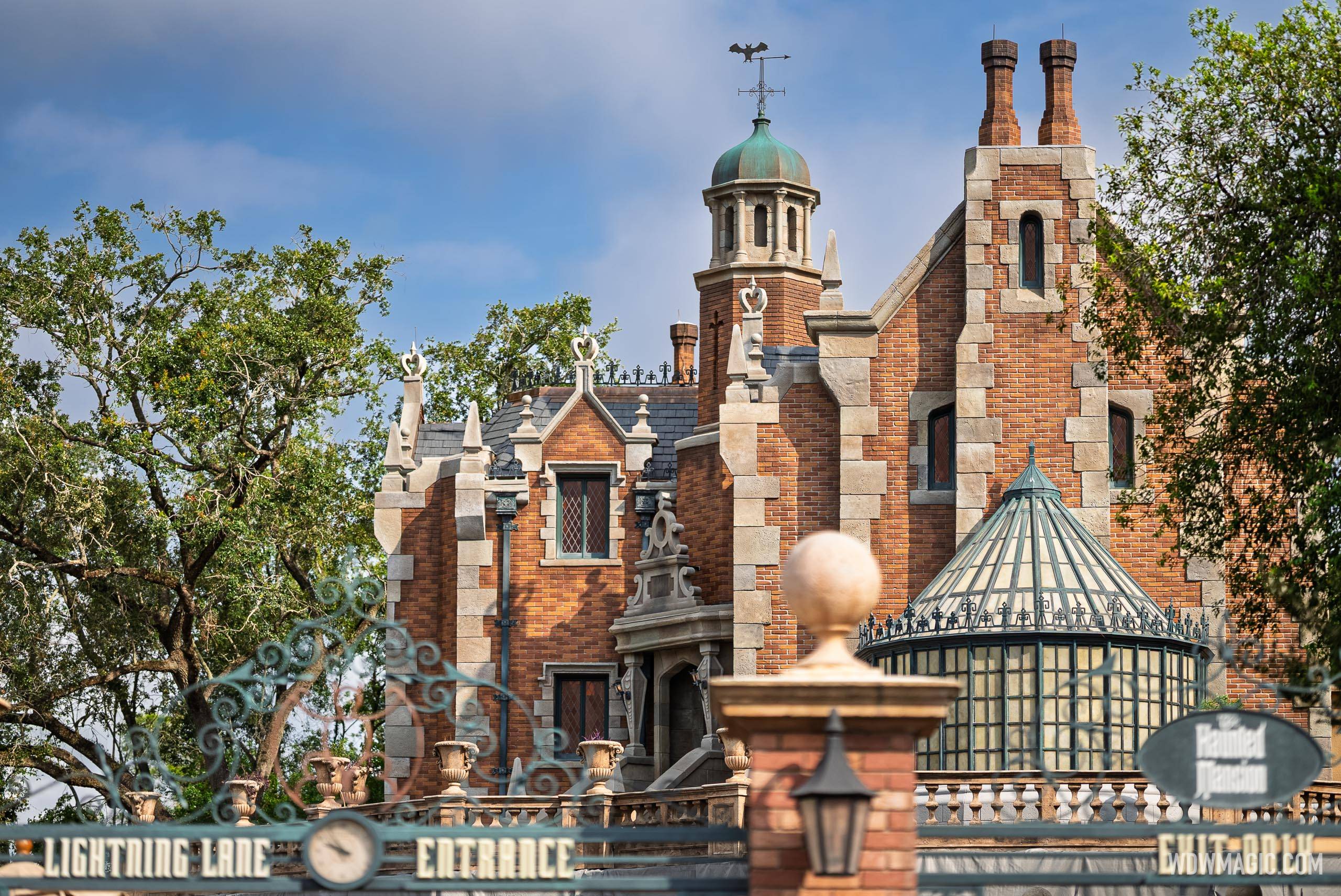 Haunted Mansion Restored Exterior Revealed at Magic Kingdom