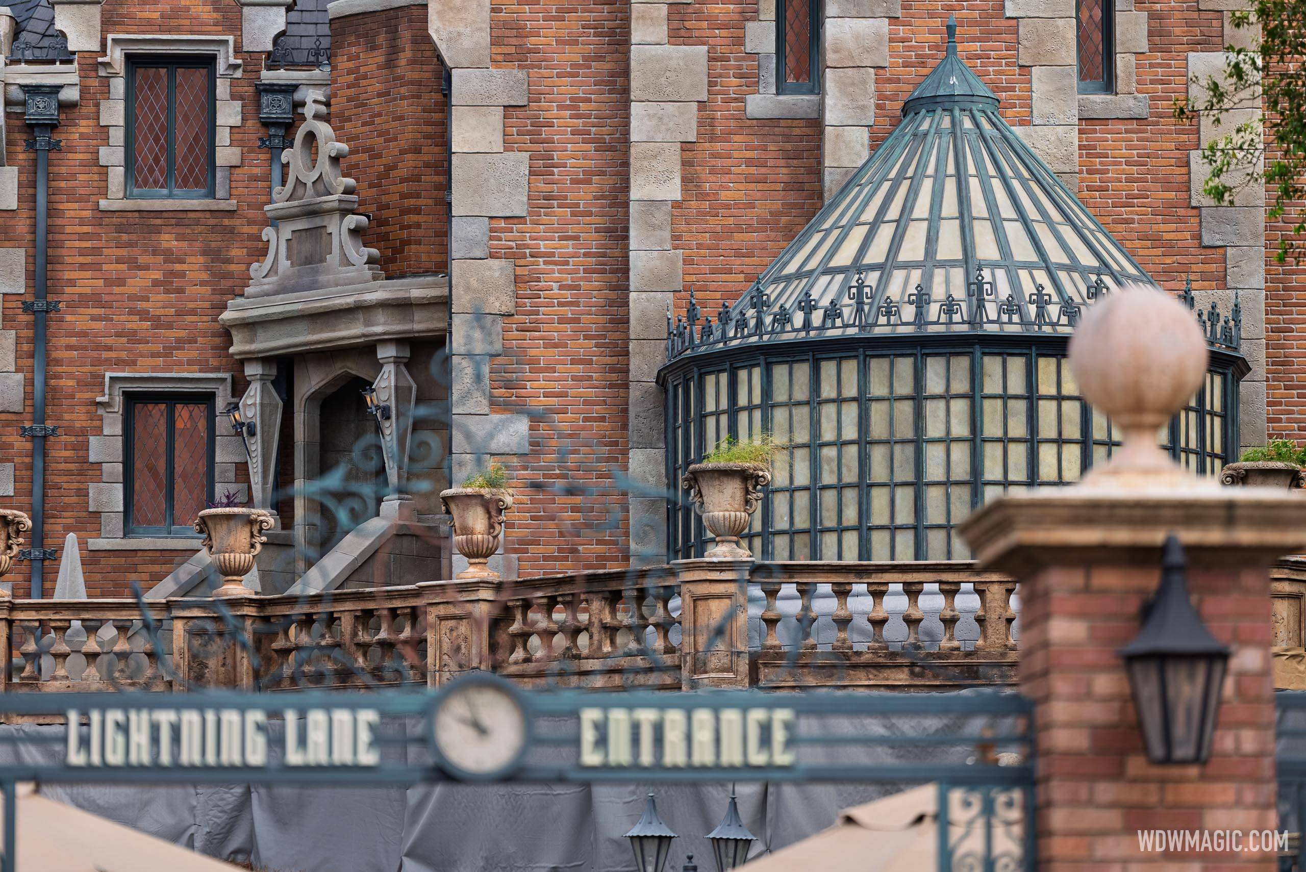 Haunted Mansion Restored Exterior Revealed at Magic Kingdom