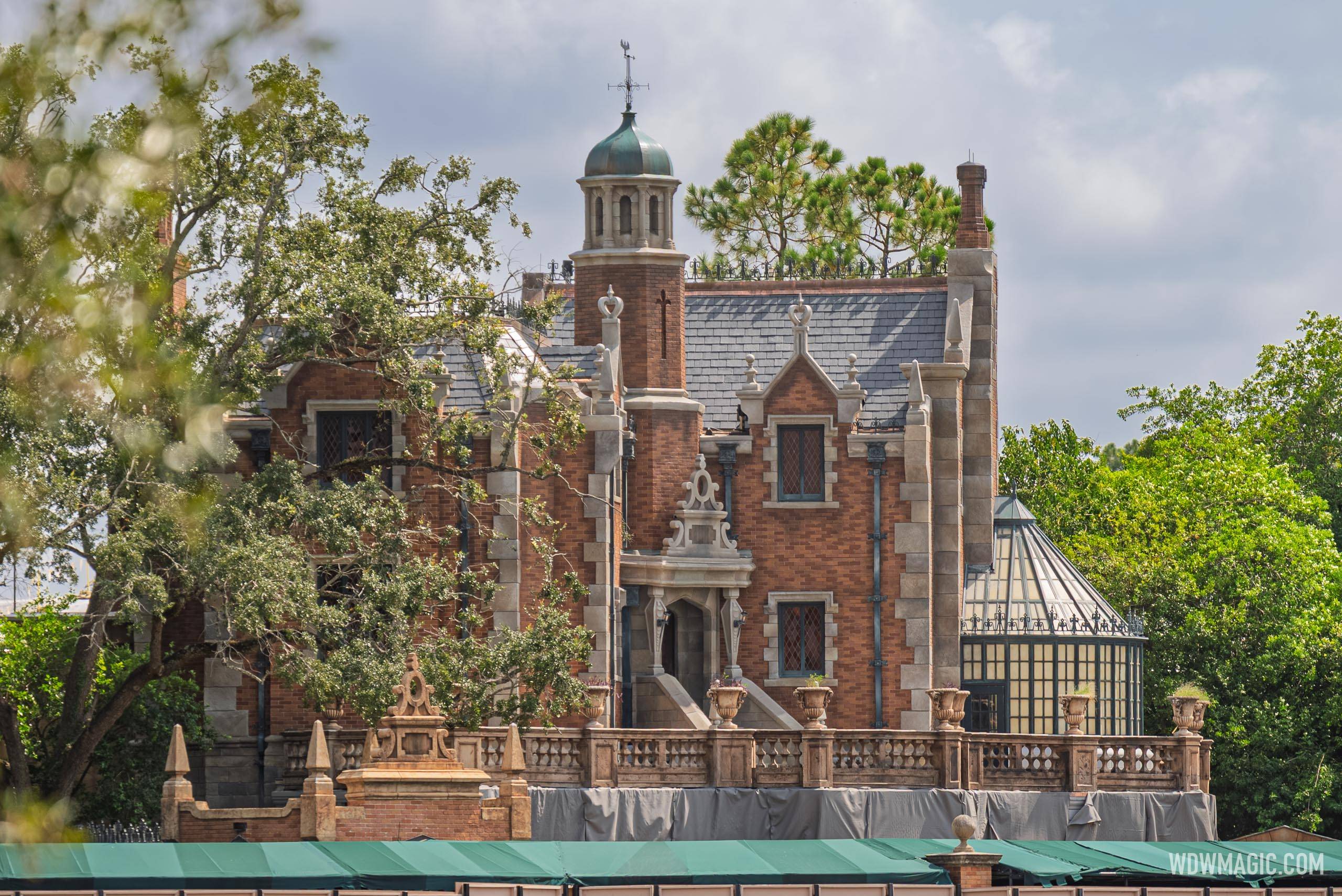 Haunted Mansion Restored Exterior Revealed at Magic Kingdom