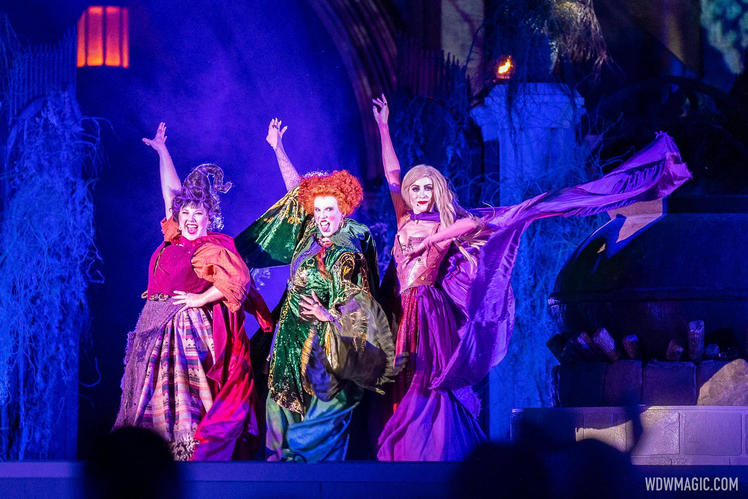 The Witches are back! Hocus Pocus Villain Spelltacular returns to Magic Kingdom as part of Mickey's Not-So-Scary Halloween Party