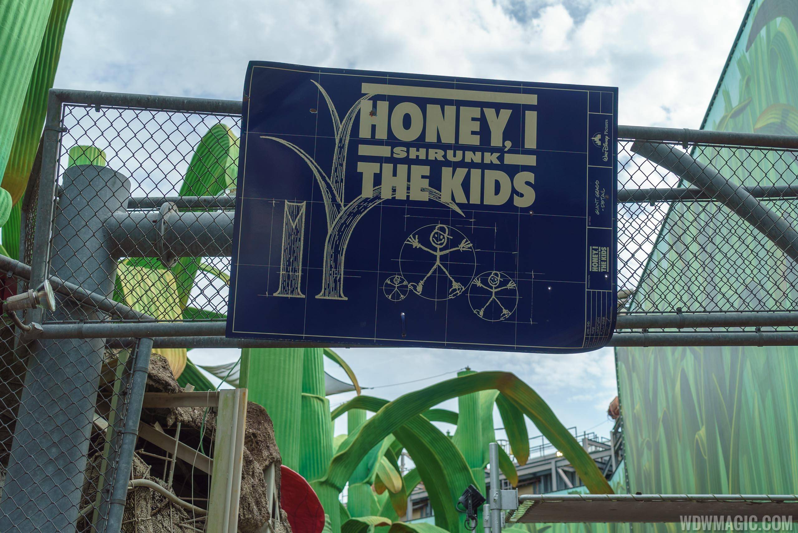 Honey I Shrunk The Kids Movie Set Adventure refurbishment