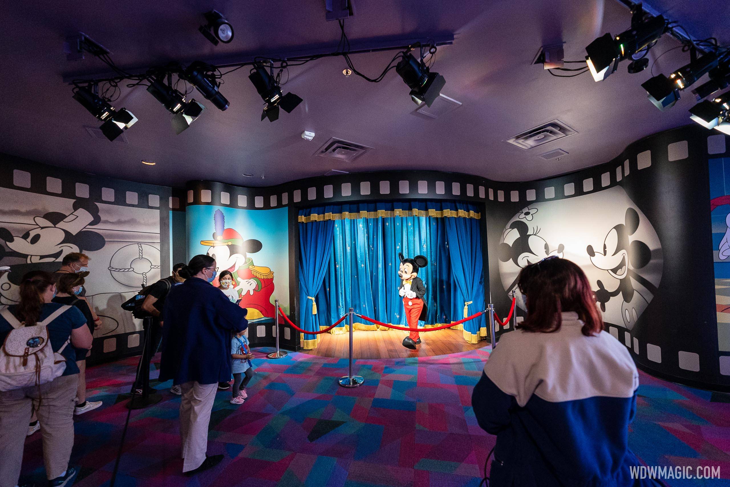 Mickey Mouse meet and greet at Imagination pavilion