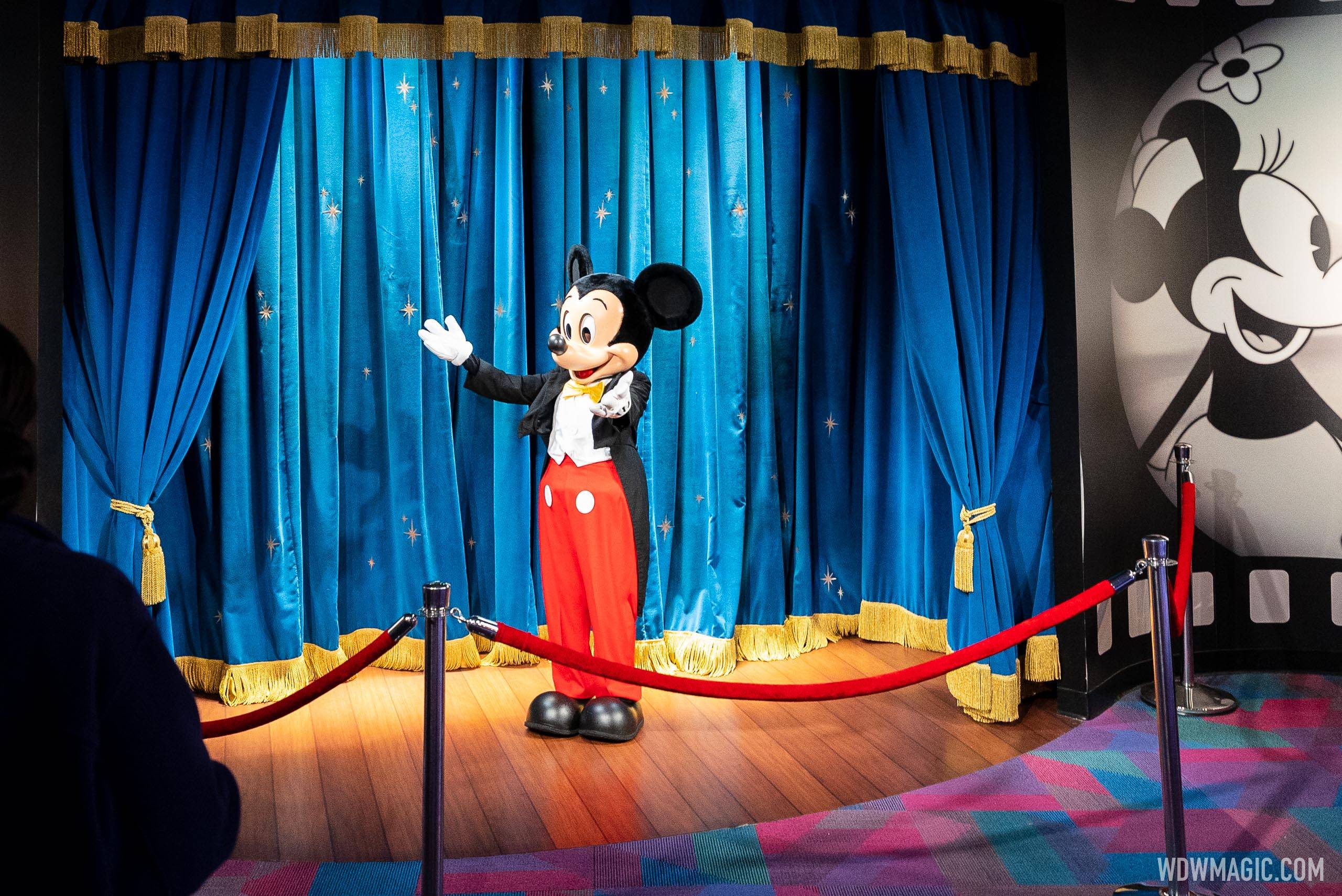 Mickey Mouse meet and greet at Imagination pavilion