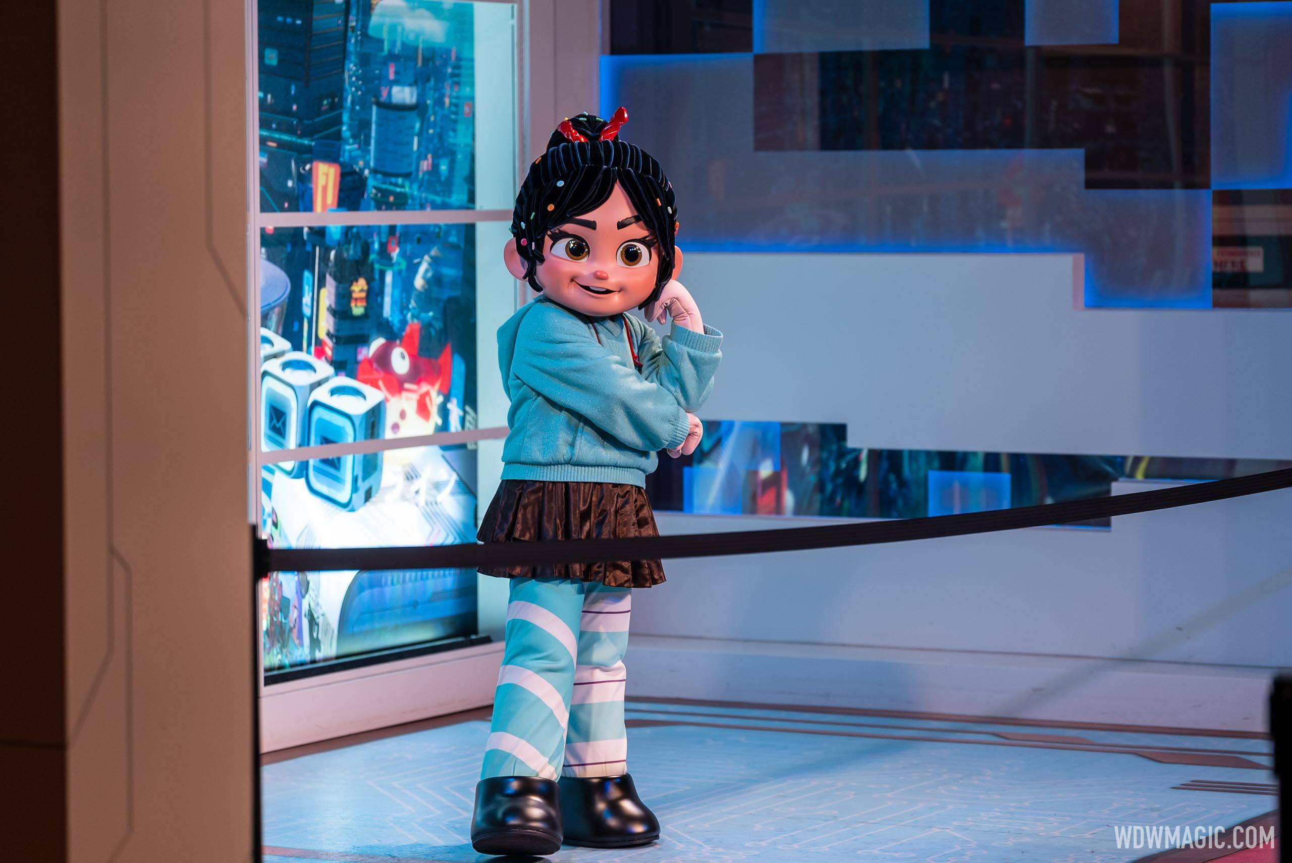 Vanellope and Joy meet and greet at ImageWorks - January 2021