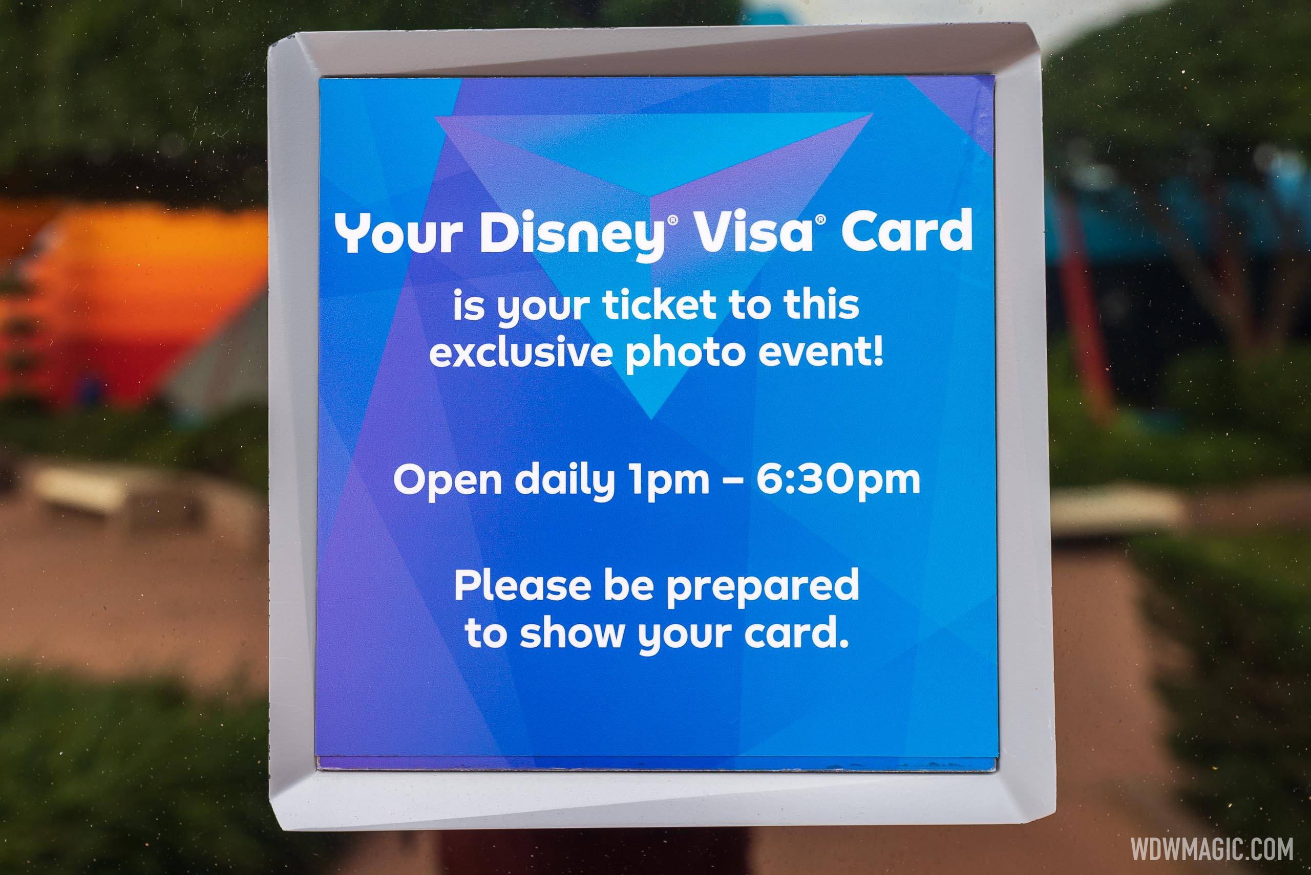 EPCOT Disney Visa Rewards Photo Spot