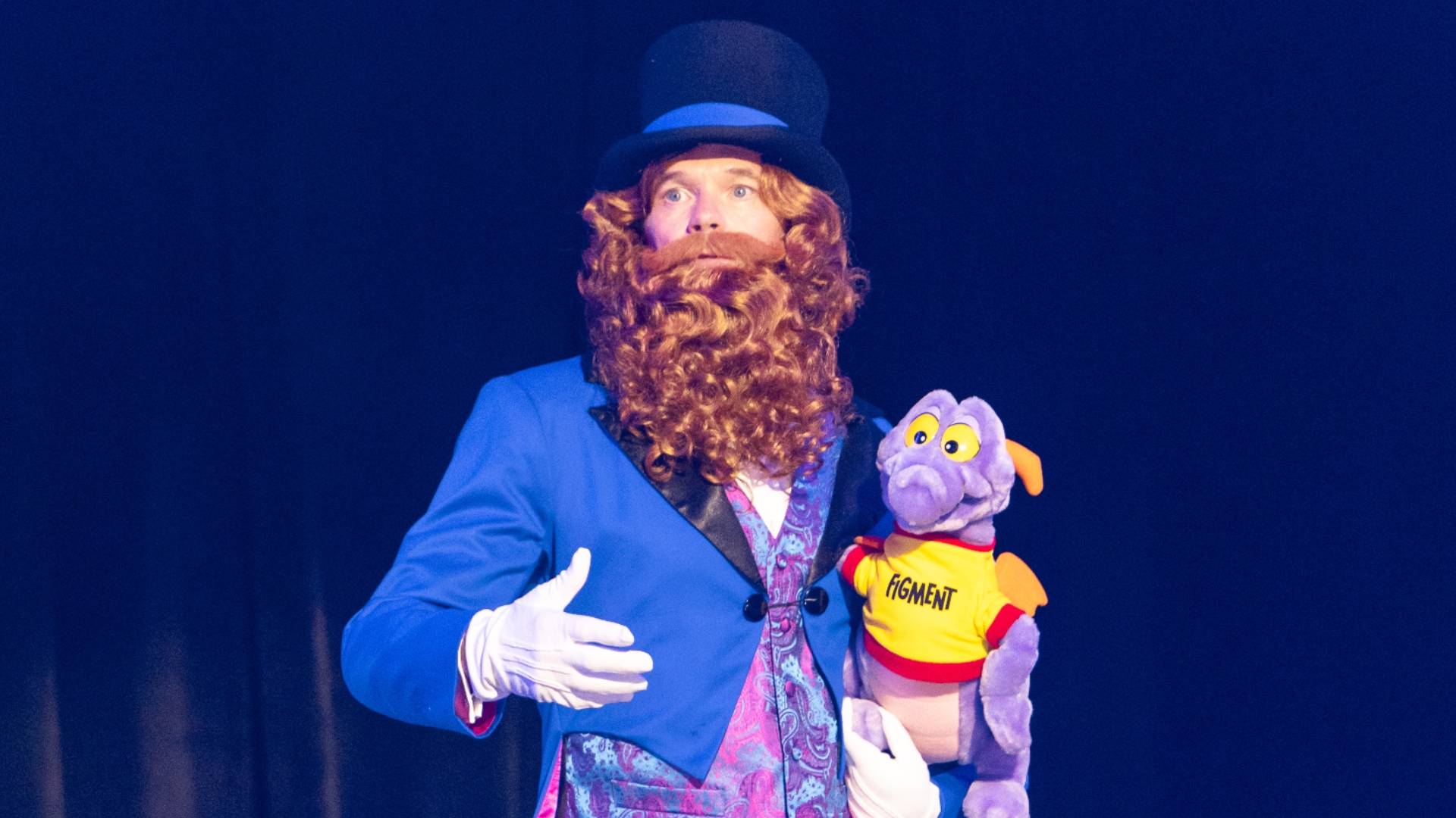 Figment and Dreamfinder at D23