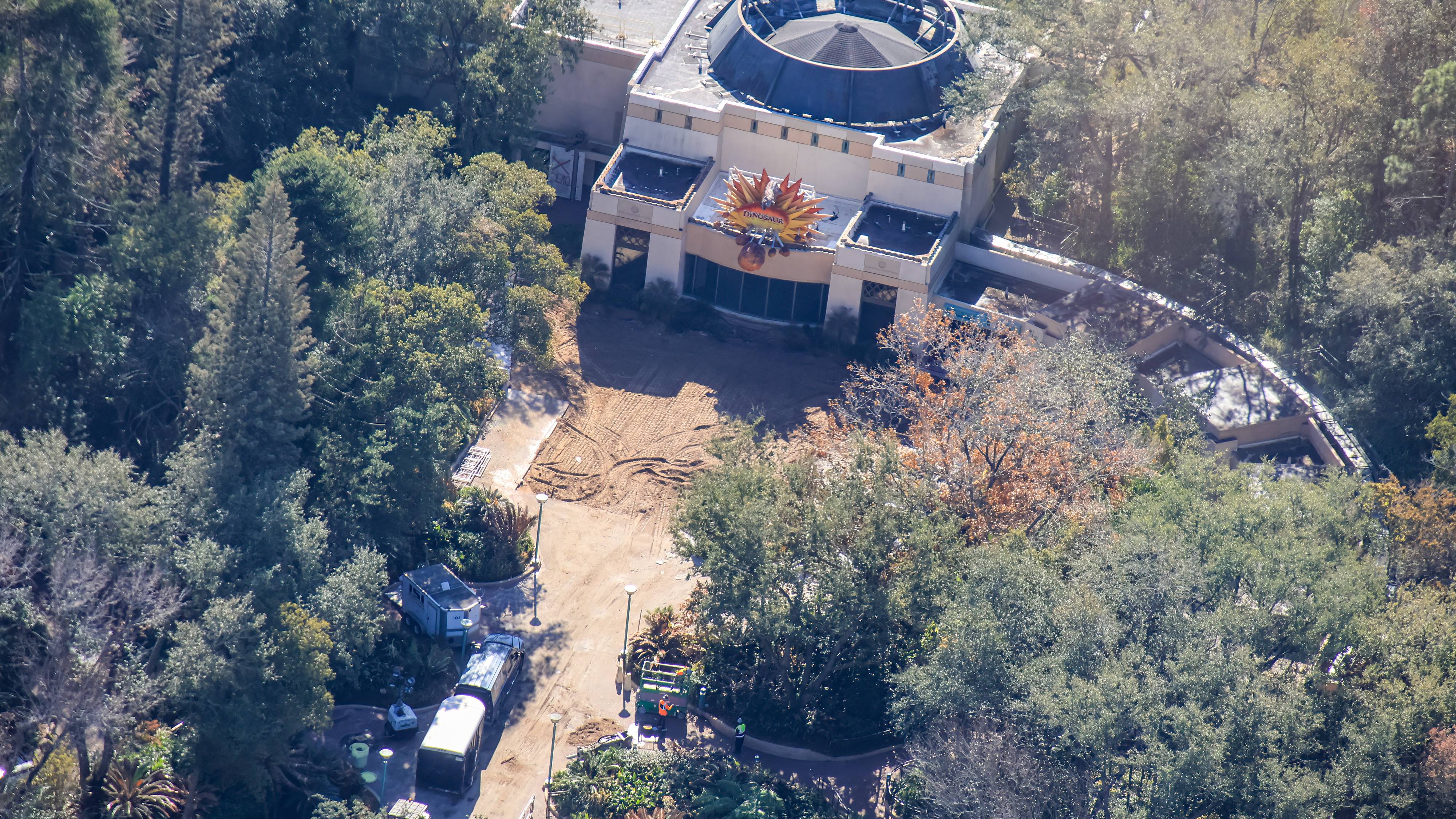Indiana Jones Animal Kingdom Construction: Aerial Photos - February 15 2025