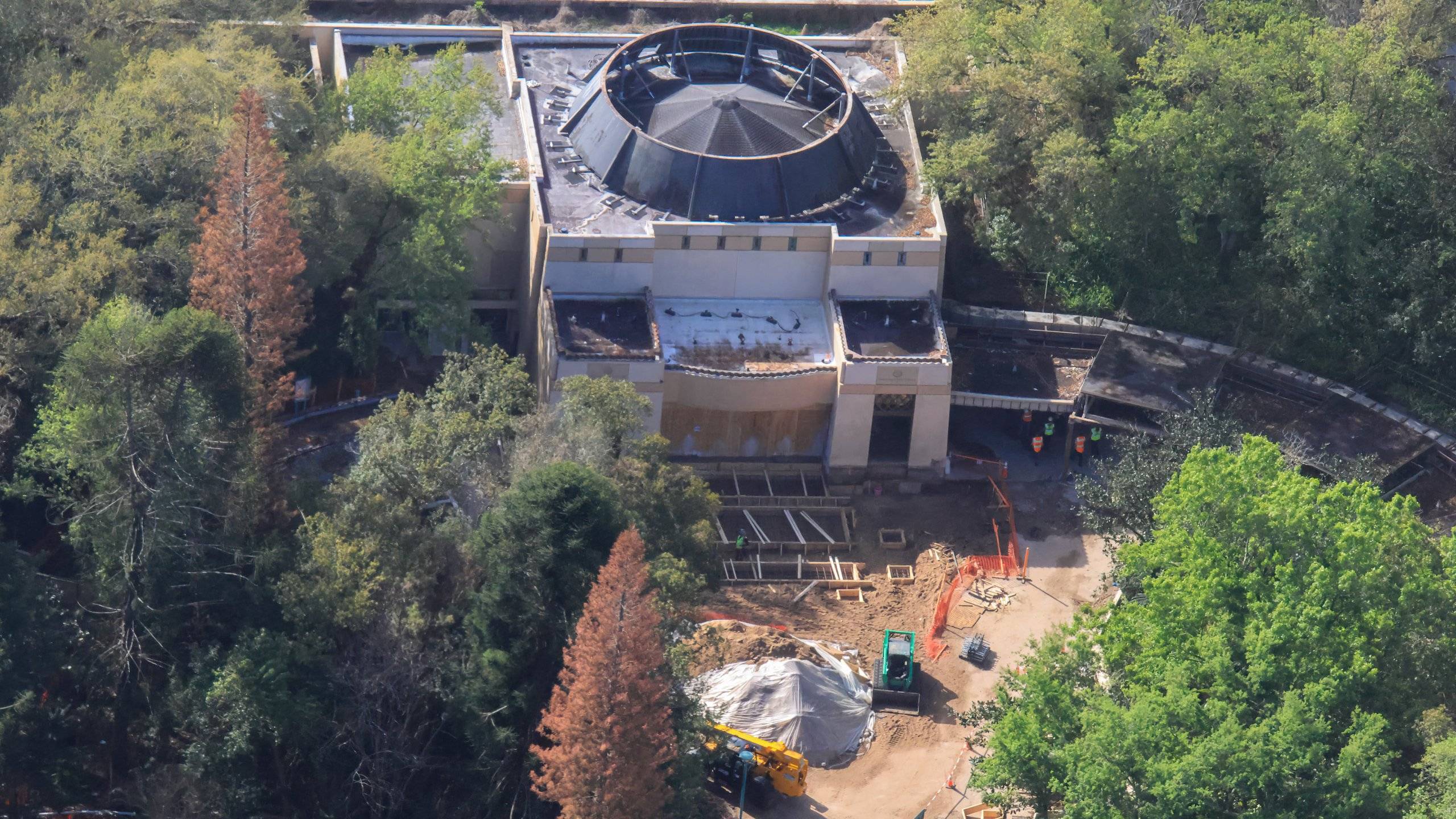 Indiana Jones Construction Aerials - Animal Kingdom March 13, 2026